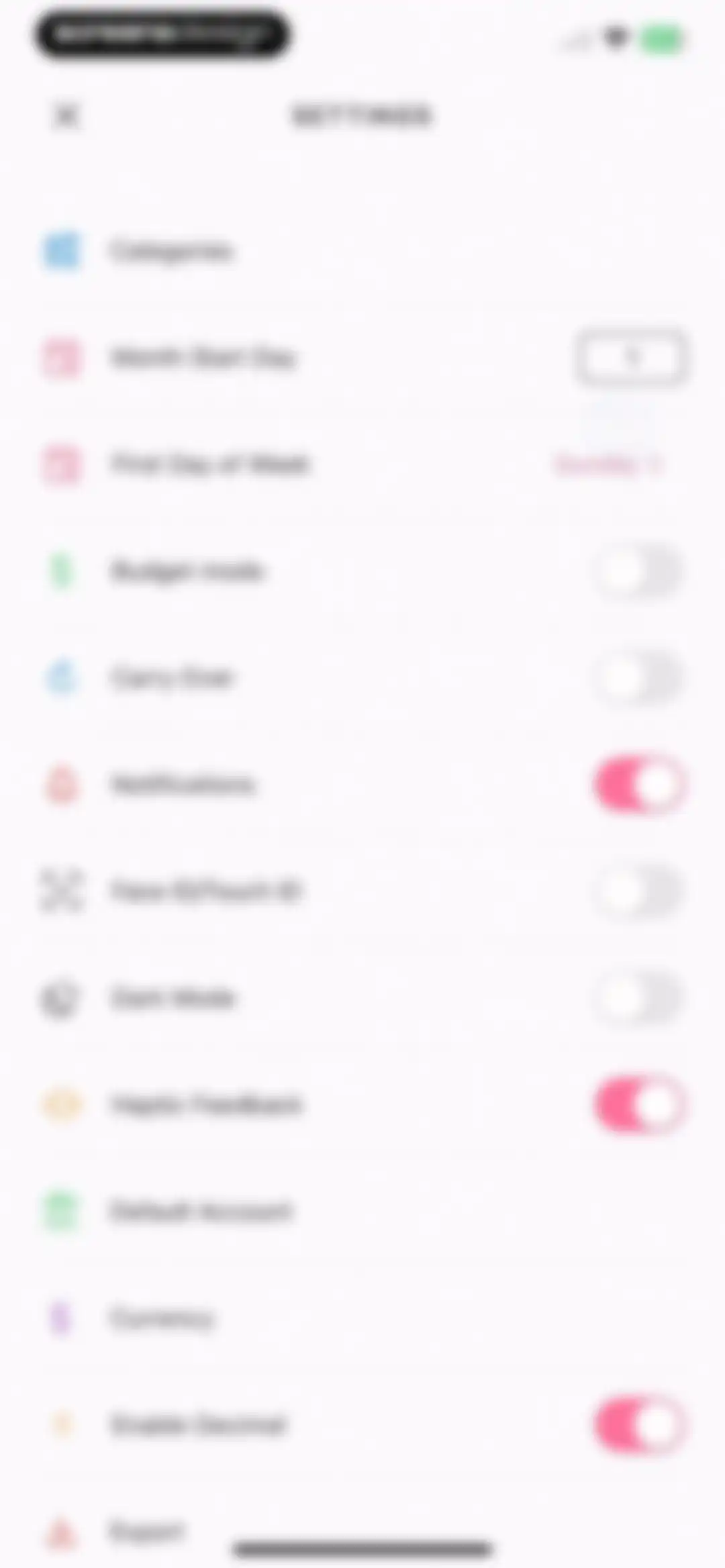 Budget Planner App - Fleur screen 23