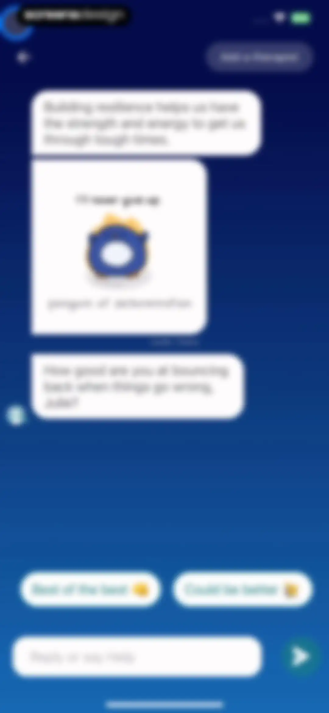 Wysa: Mental Wellbeing AI screen 50
