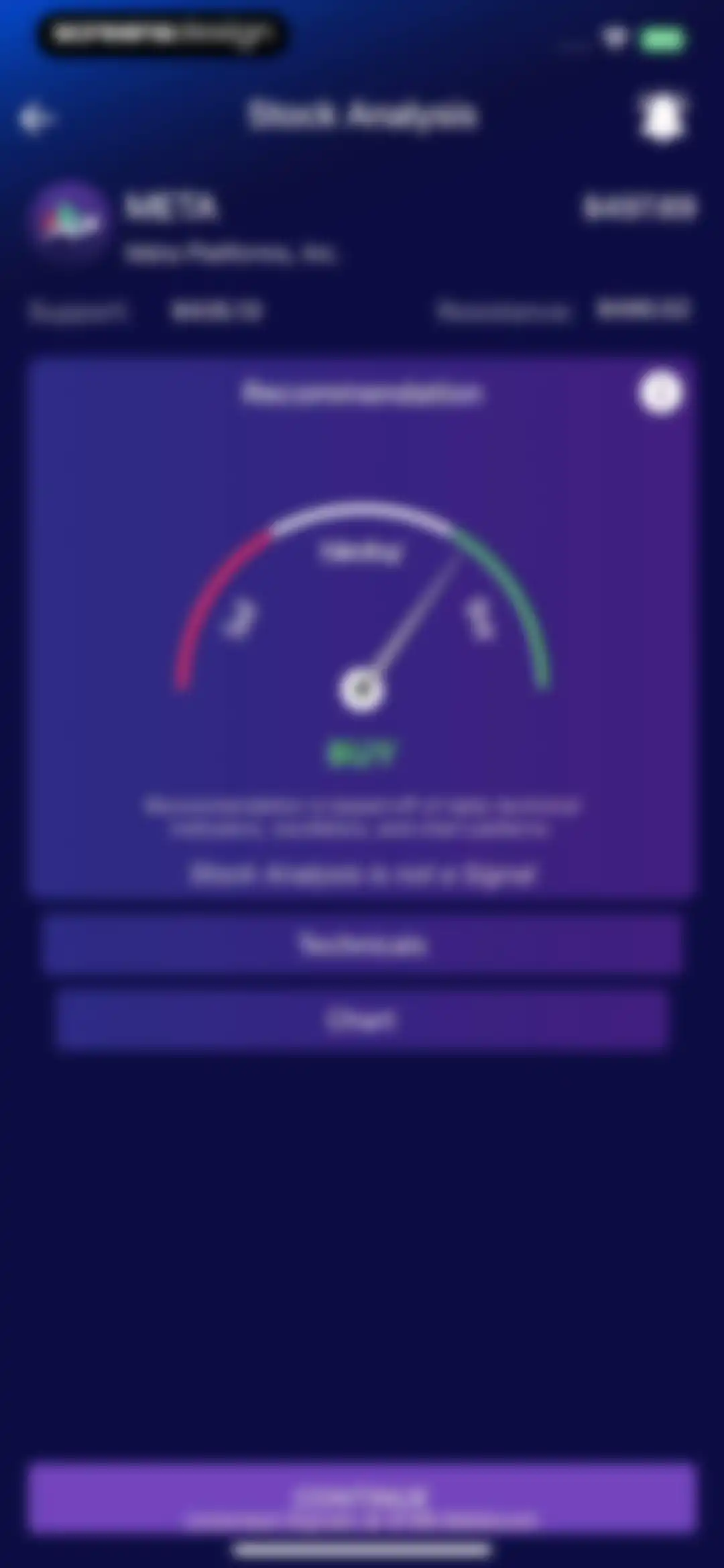 Stocks Alerter screen 42