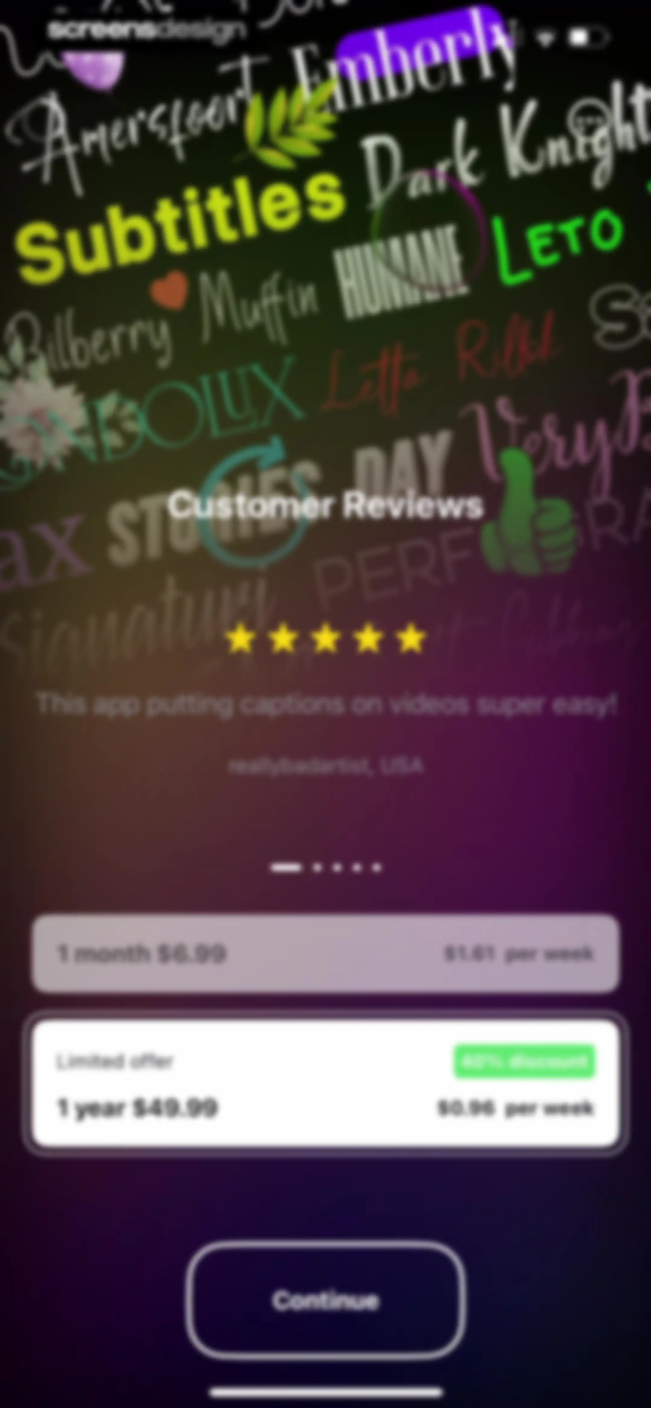 Leto: Font for Instagram Story screen 11