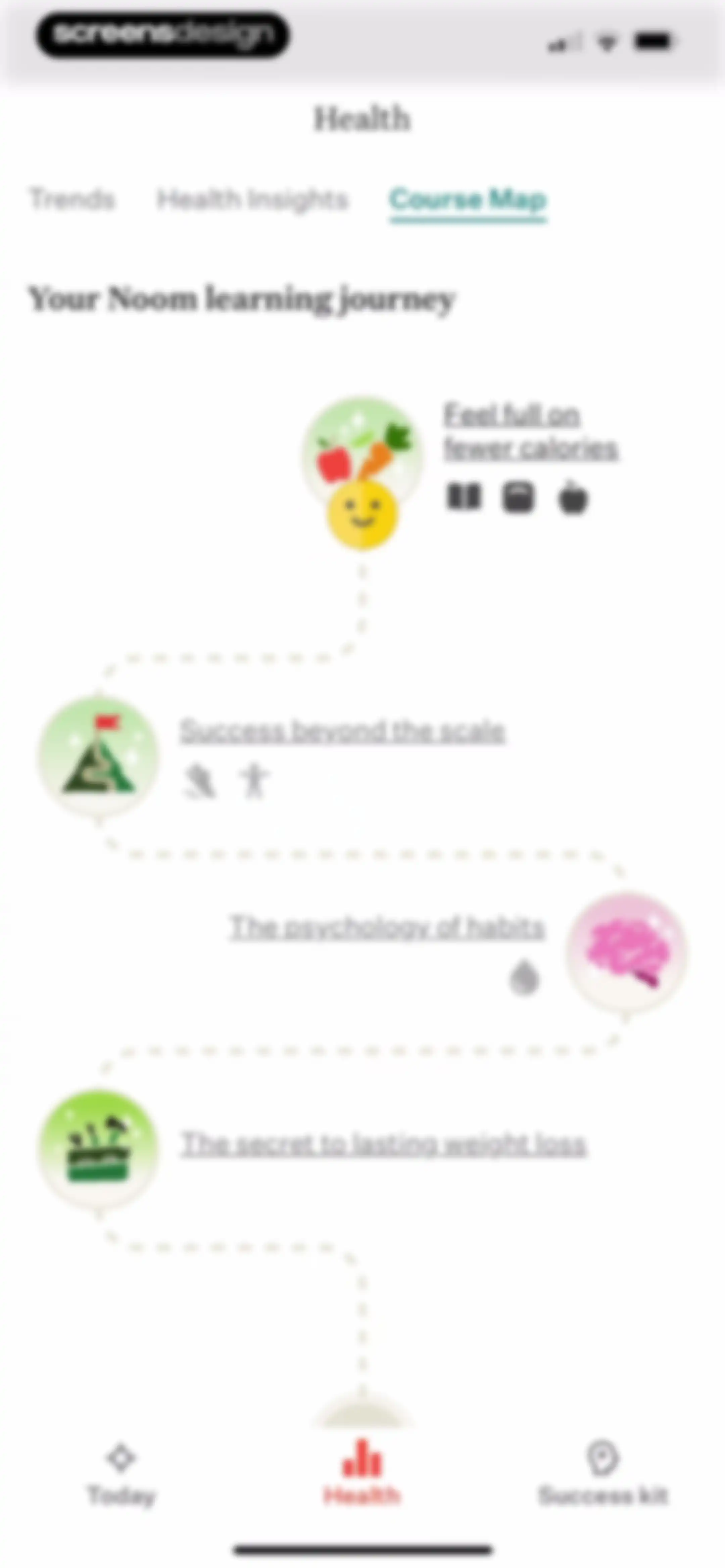 Noom Weight Loss, Food Tracker screen 272