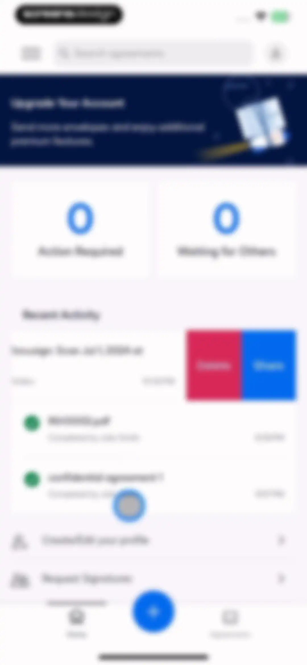 Docusign - Upload & Sign Docs screen 67