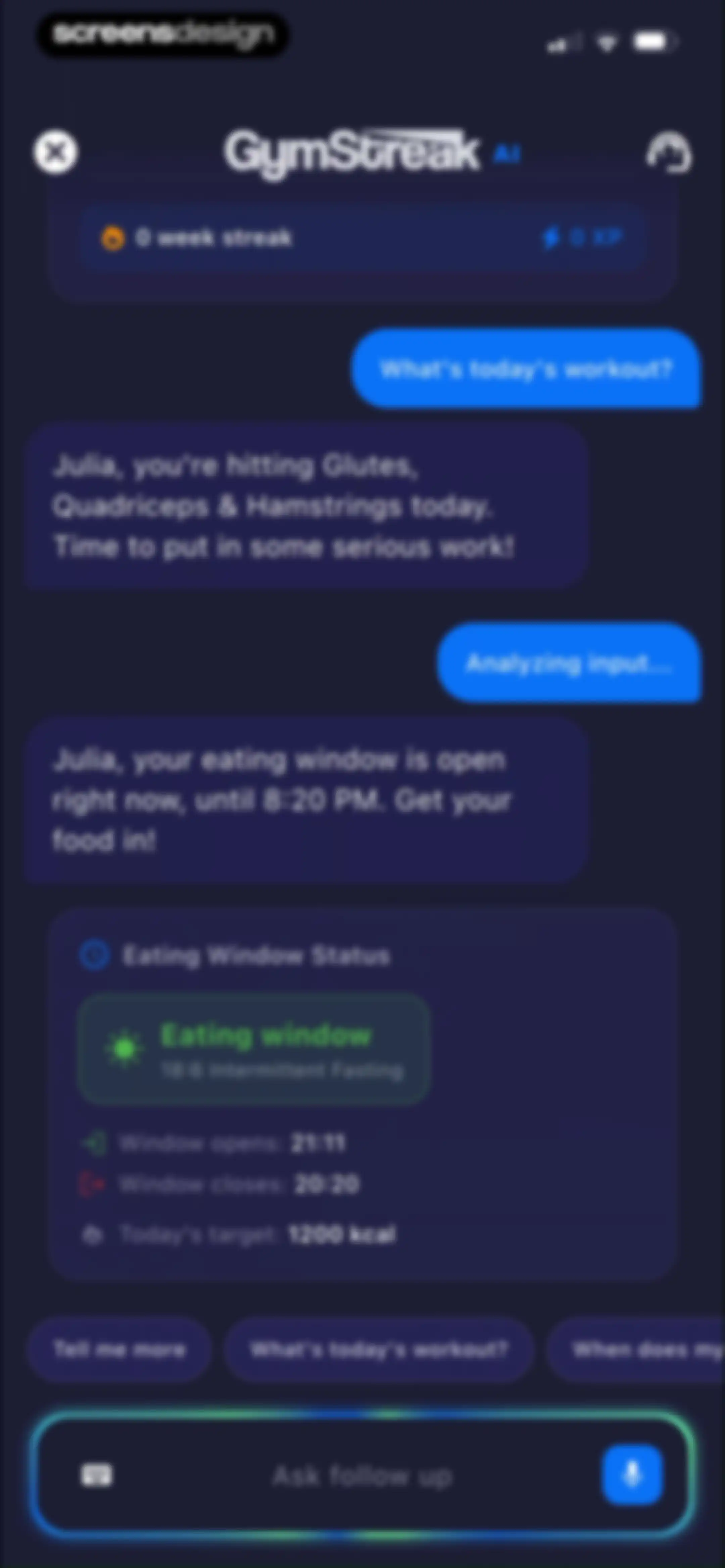 GymStreak: AI Personal Trainer screen 116
