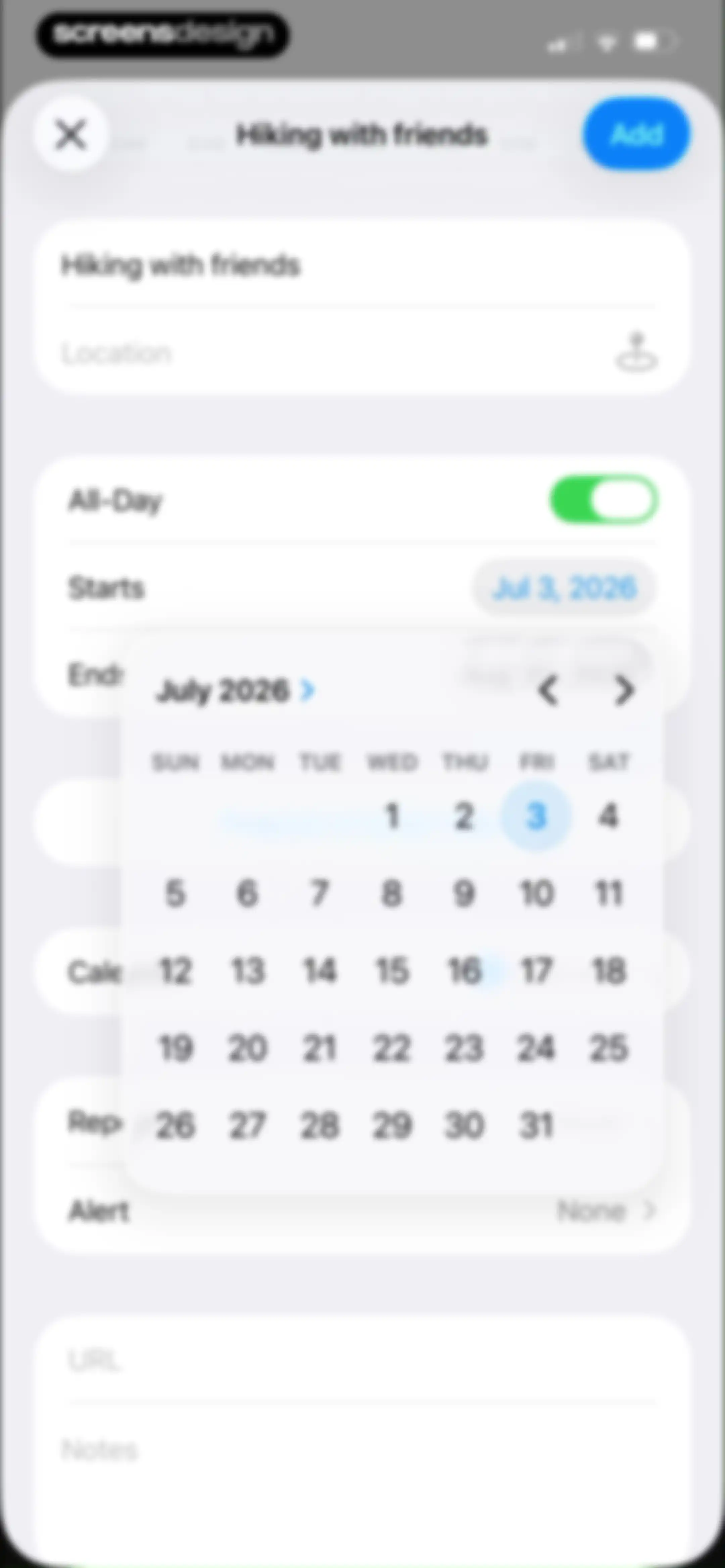 Fantastical Calendar screen 46