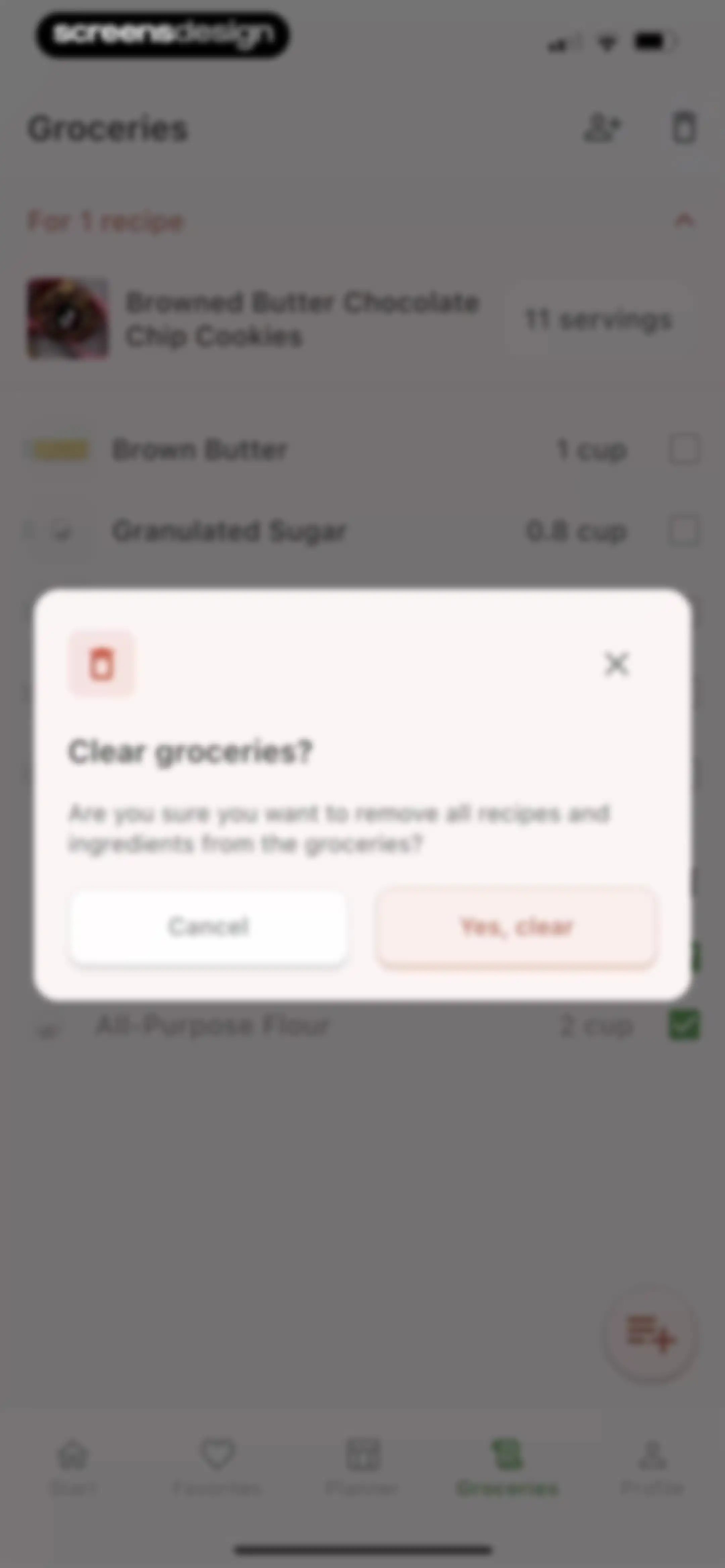 All My Meals - Keep Recipes screen 101