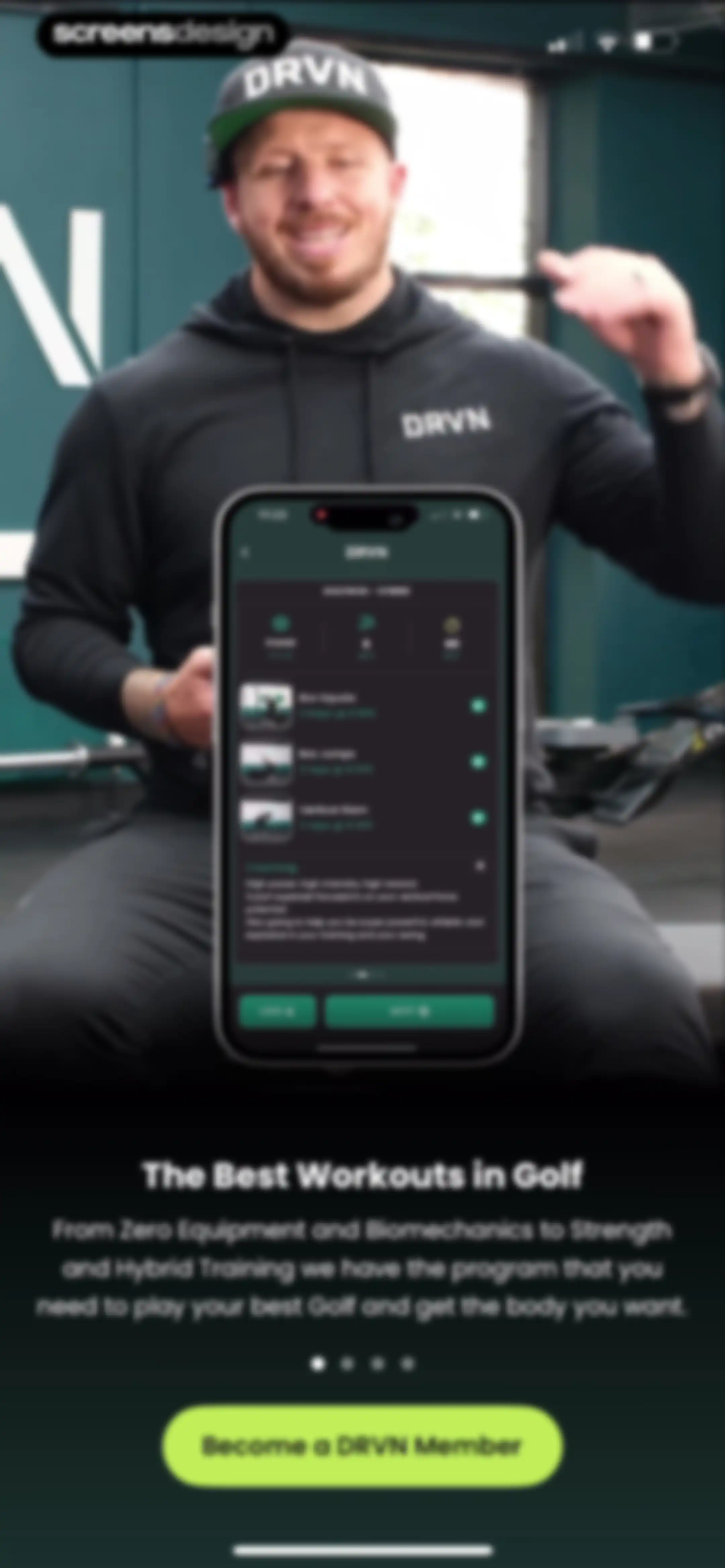 DRVN - Golf & Gym Workouts screen 9