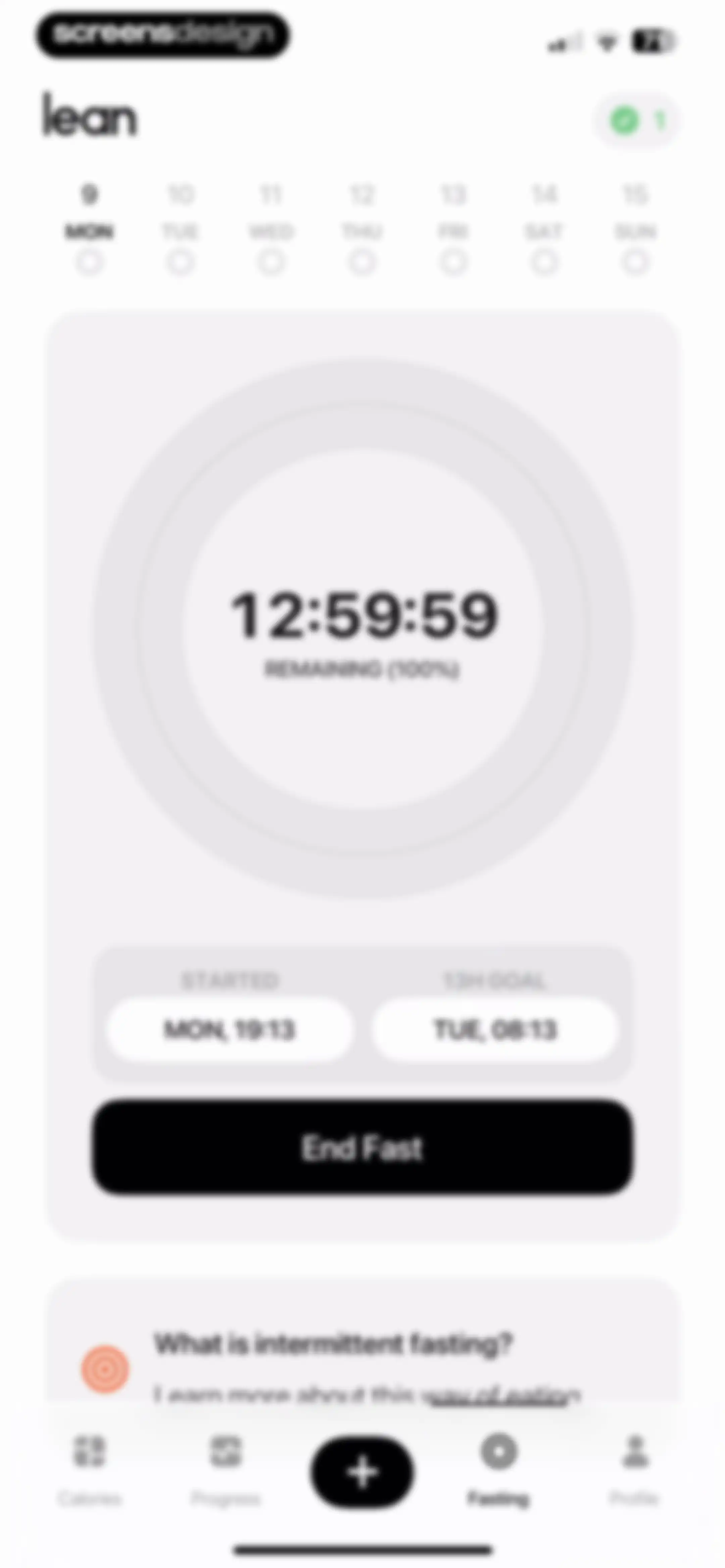 Lean: AI Macro Tracker screen 69