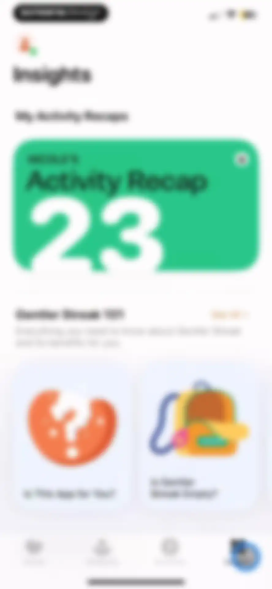 Gentler Streak Workout Tracker screen 42