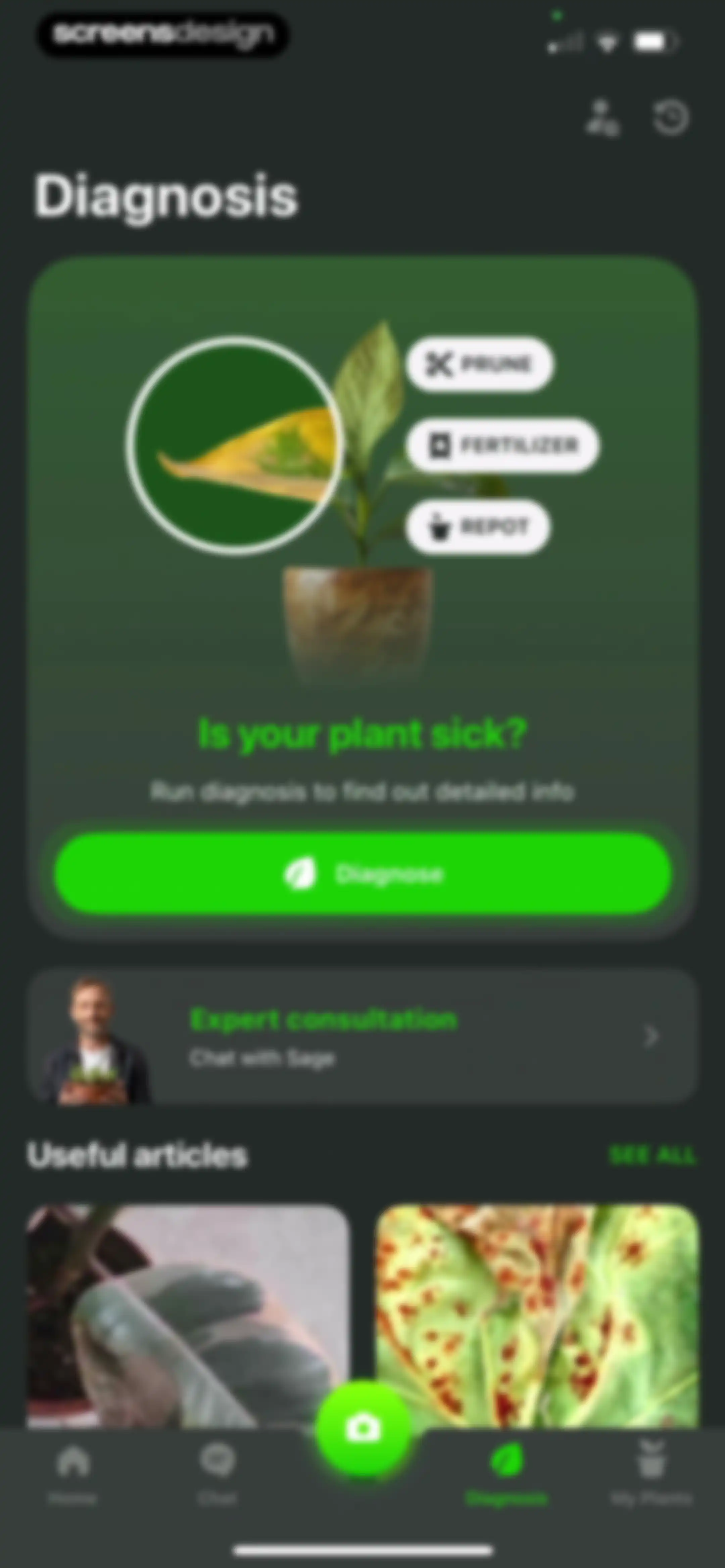 Plant Identifier & Care App screen 113