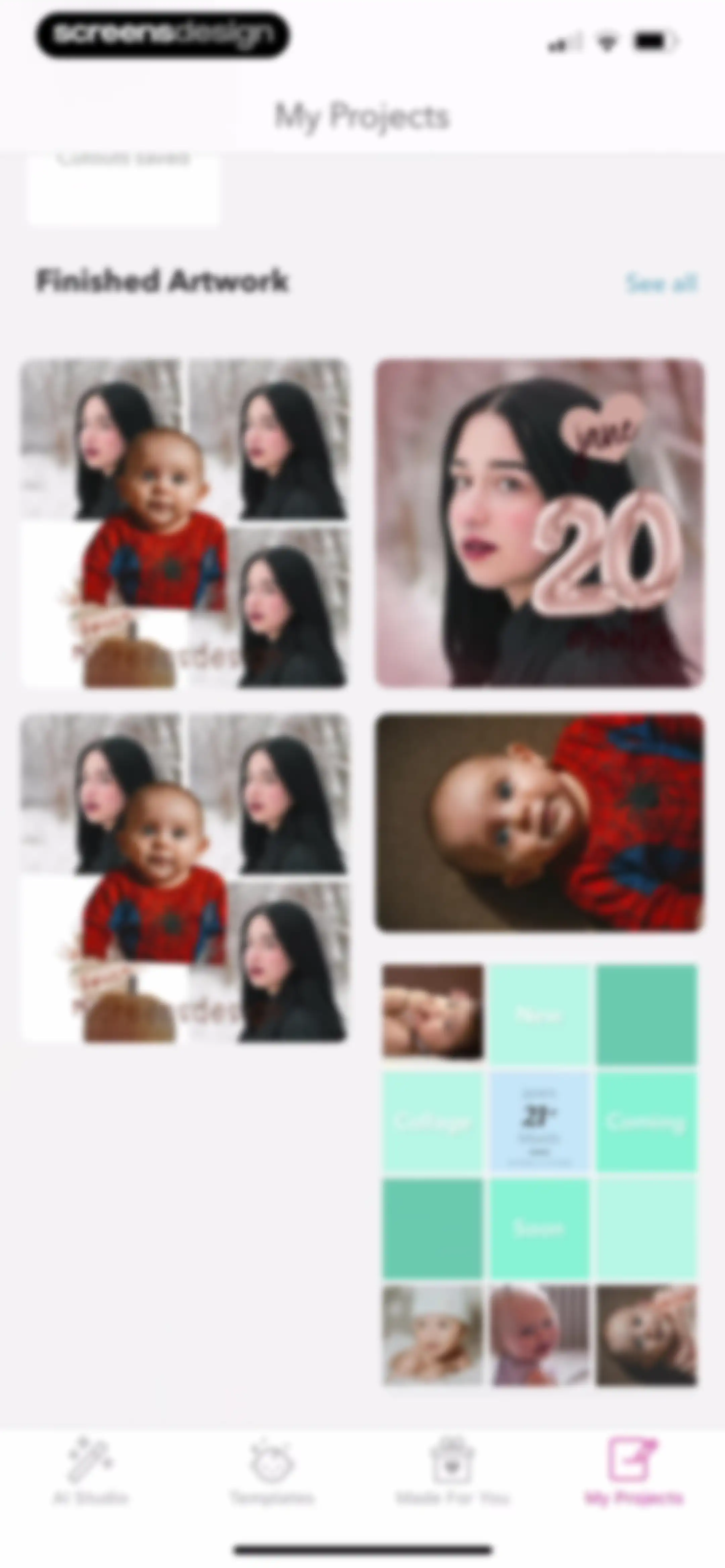 Precious - Baby Photo Art screen 97