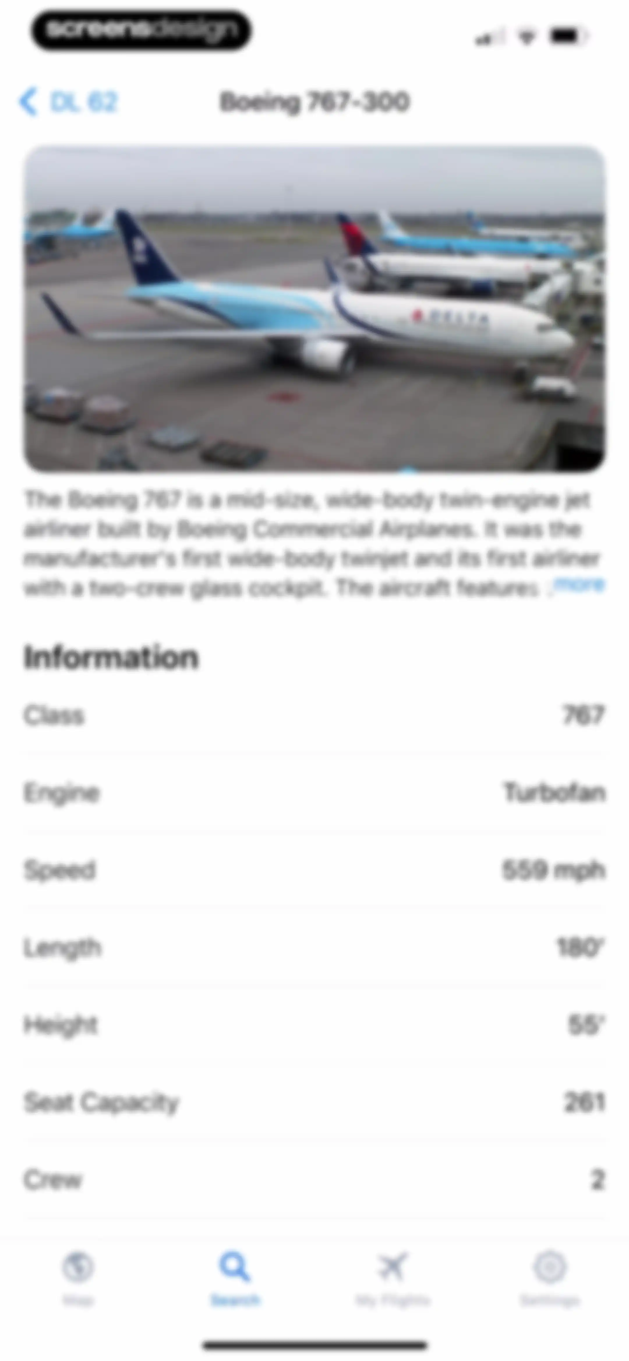 Flight Tracker + screen 58