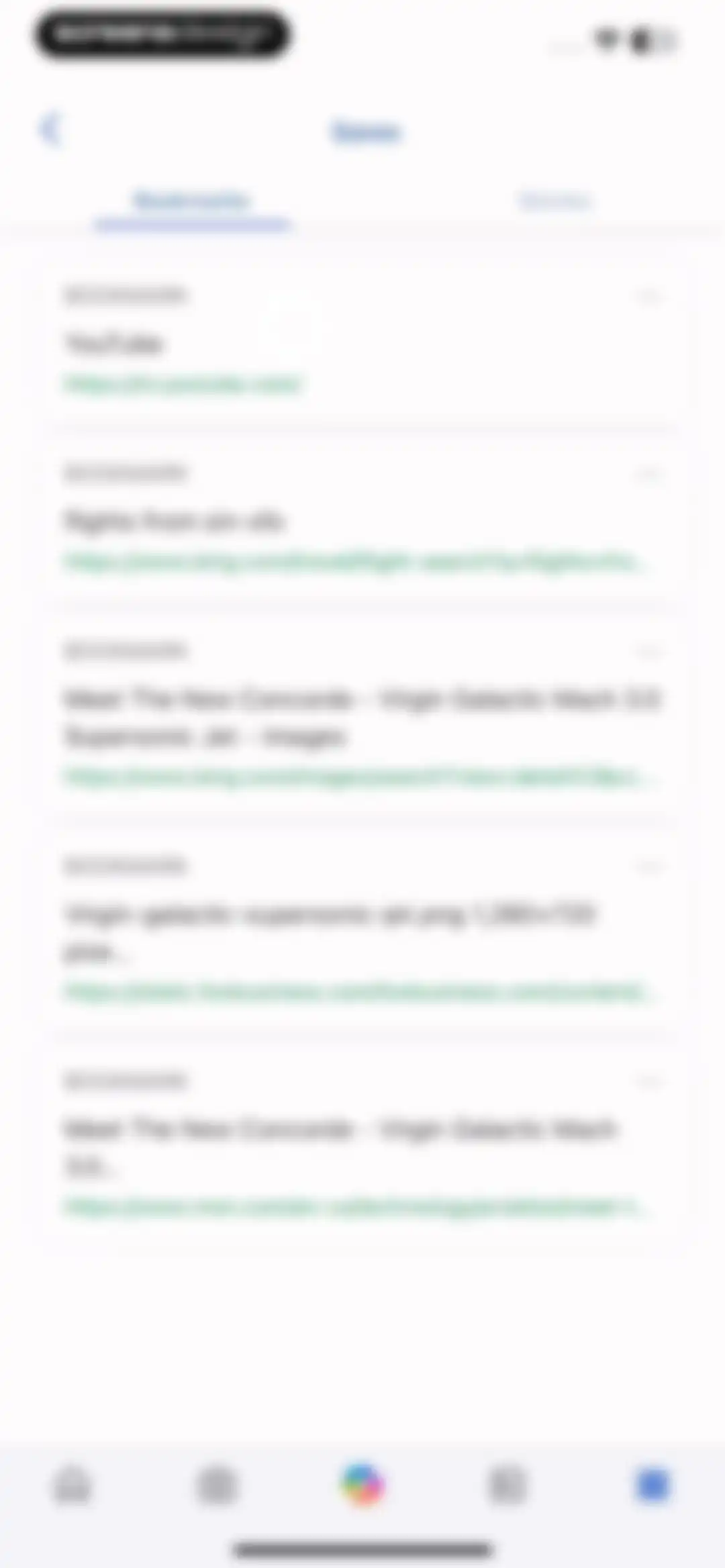 Microsoft Bing Search screen 240