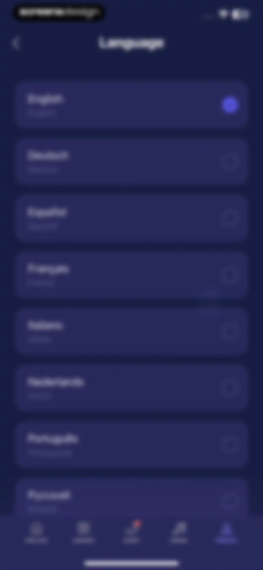Mo Meditation, Sleep, Recovery screen 97