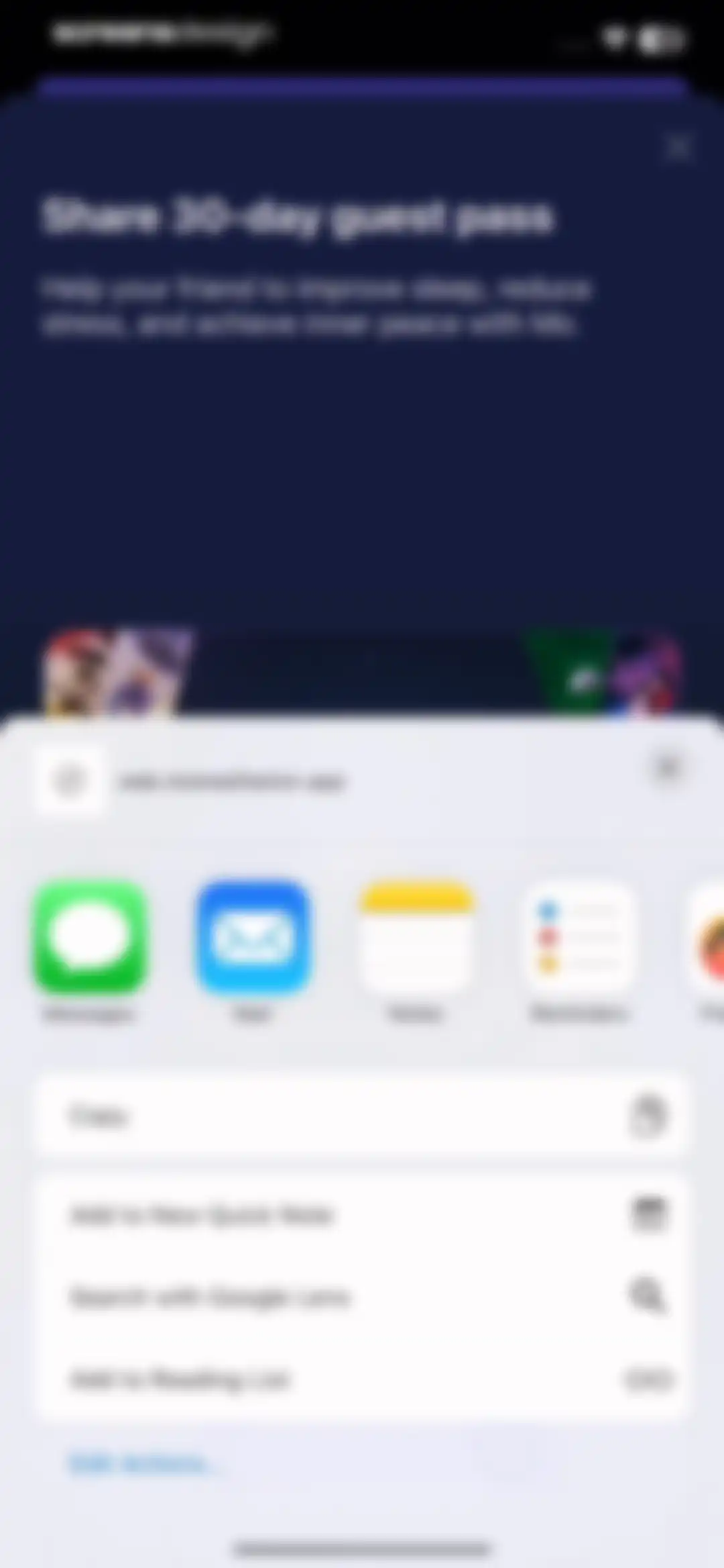 Mo Meditation, Sleep, Recovery screen 22