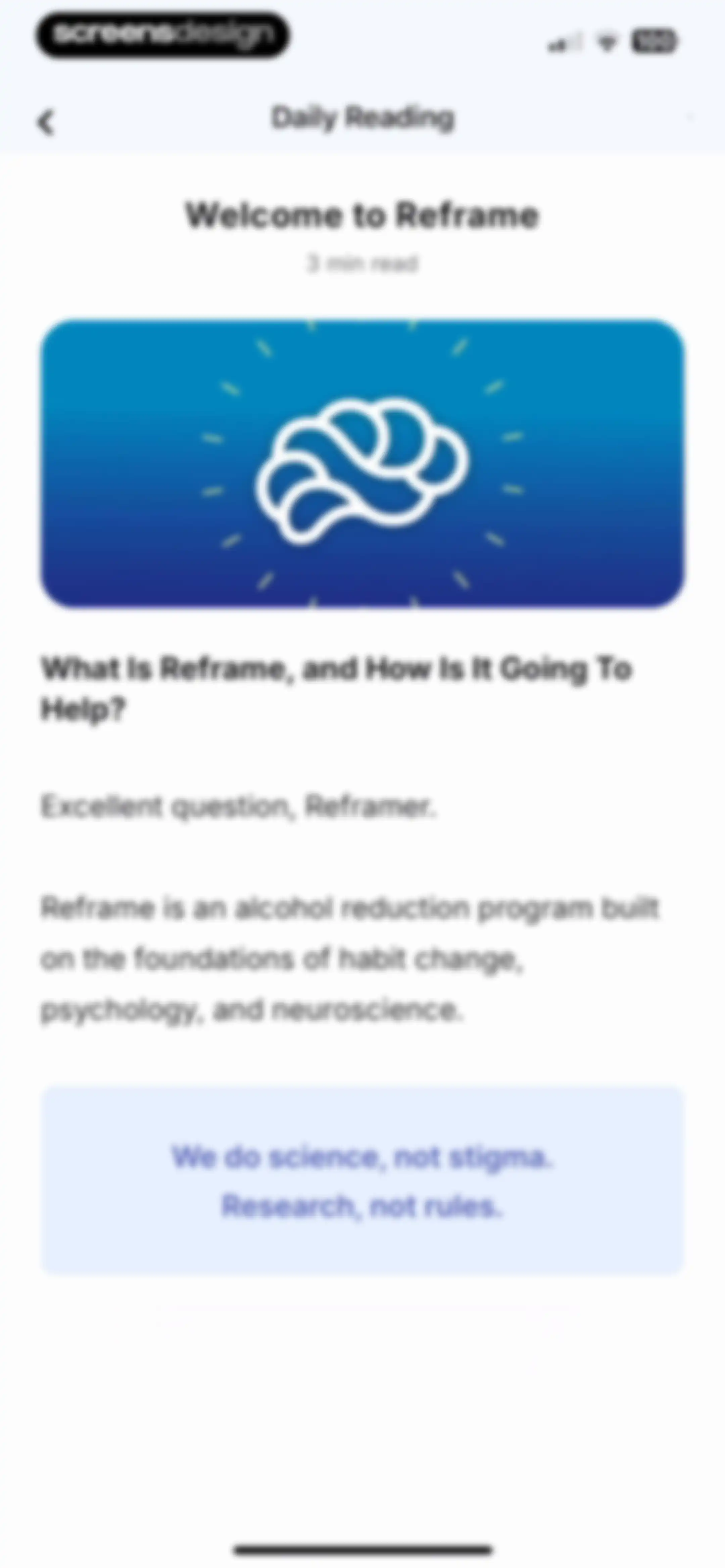 Reframe: Drink Less & Thrive screen 111