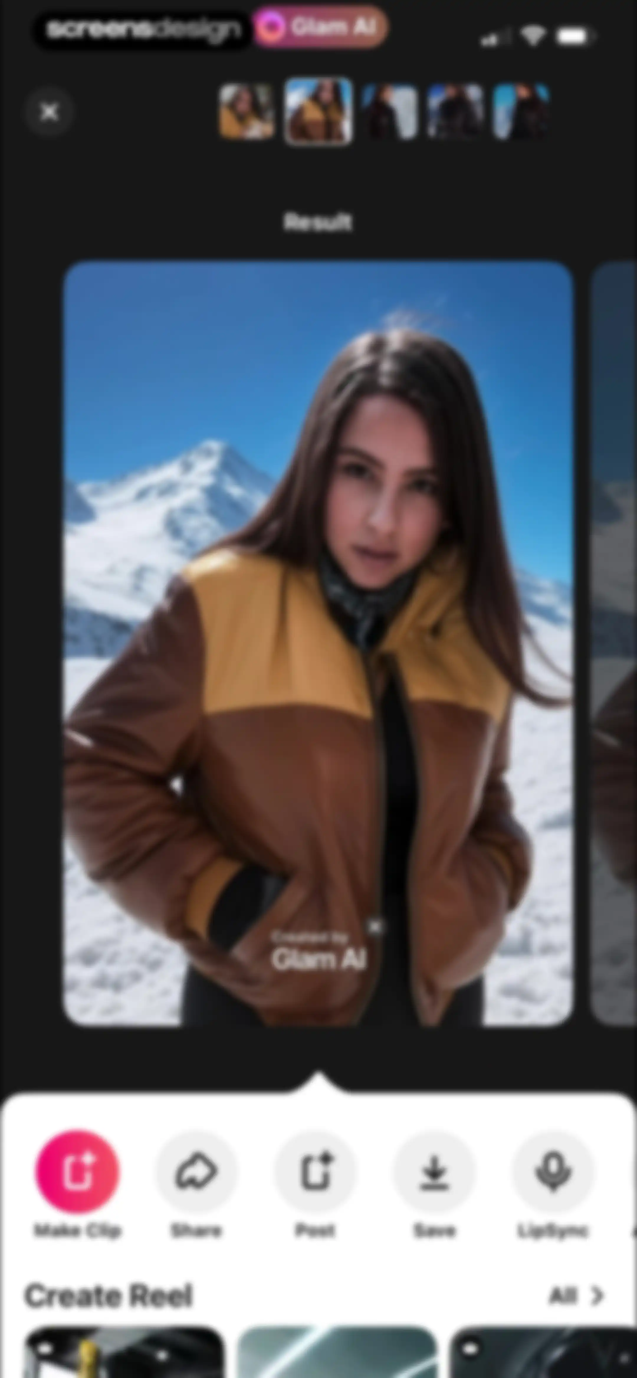 Glam AI: Video & Photo Editor screen 105