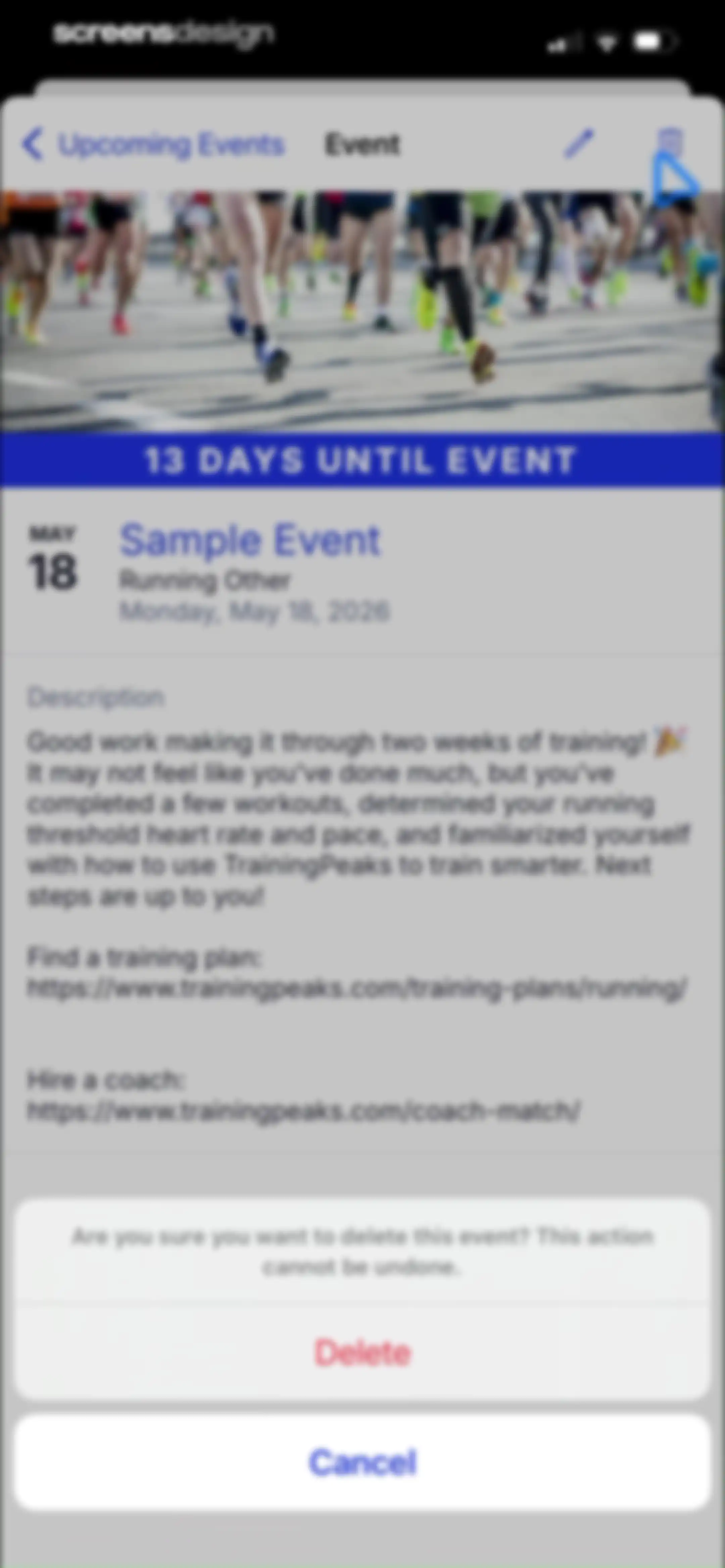 TrainingPeaks: Plan Train Lift screen 52