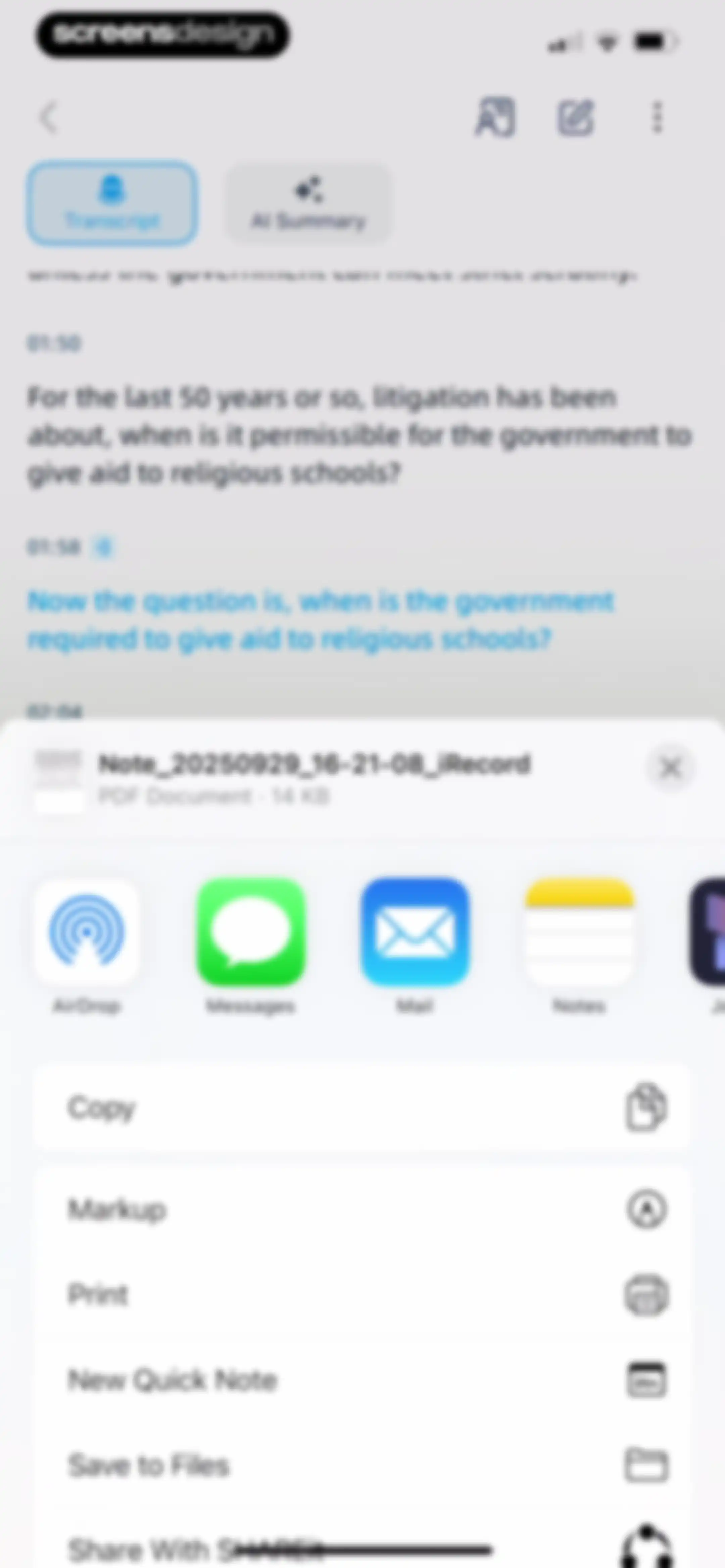 iRecord: Transcribe Voice Memo screen 54