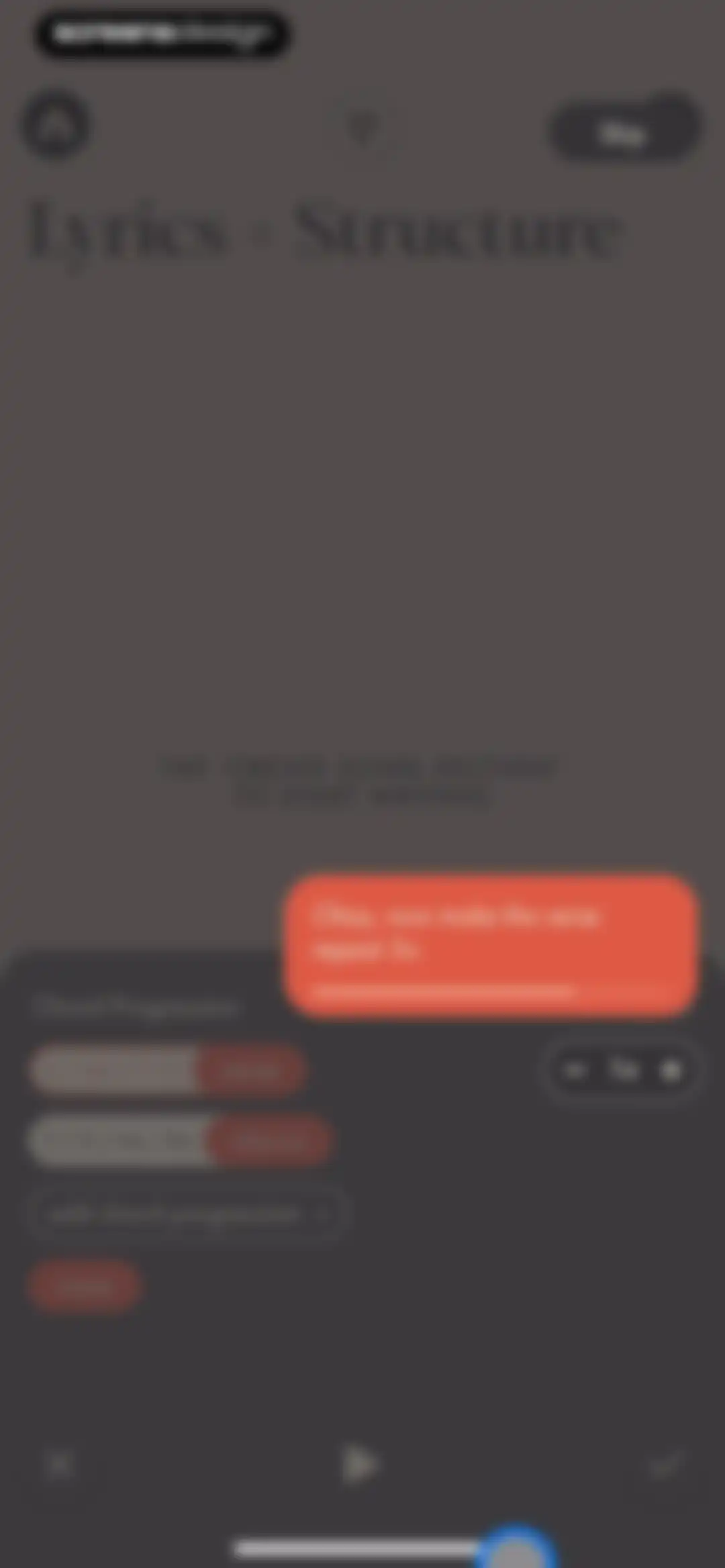Demo: Songwriting Studio screen 33