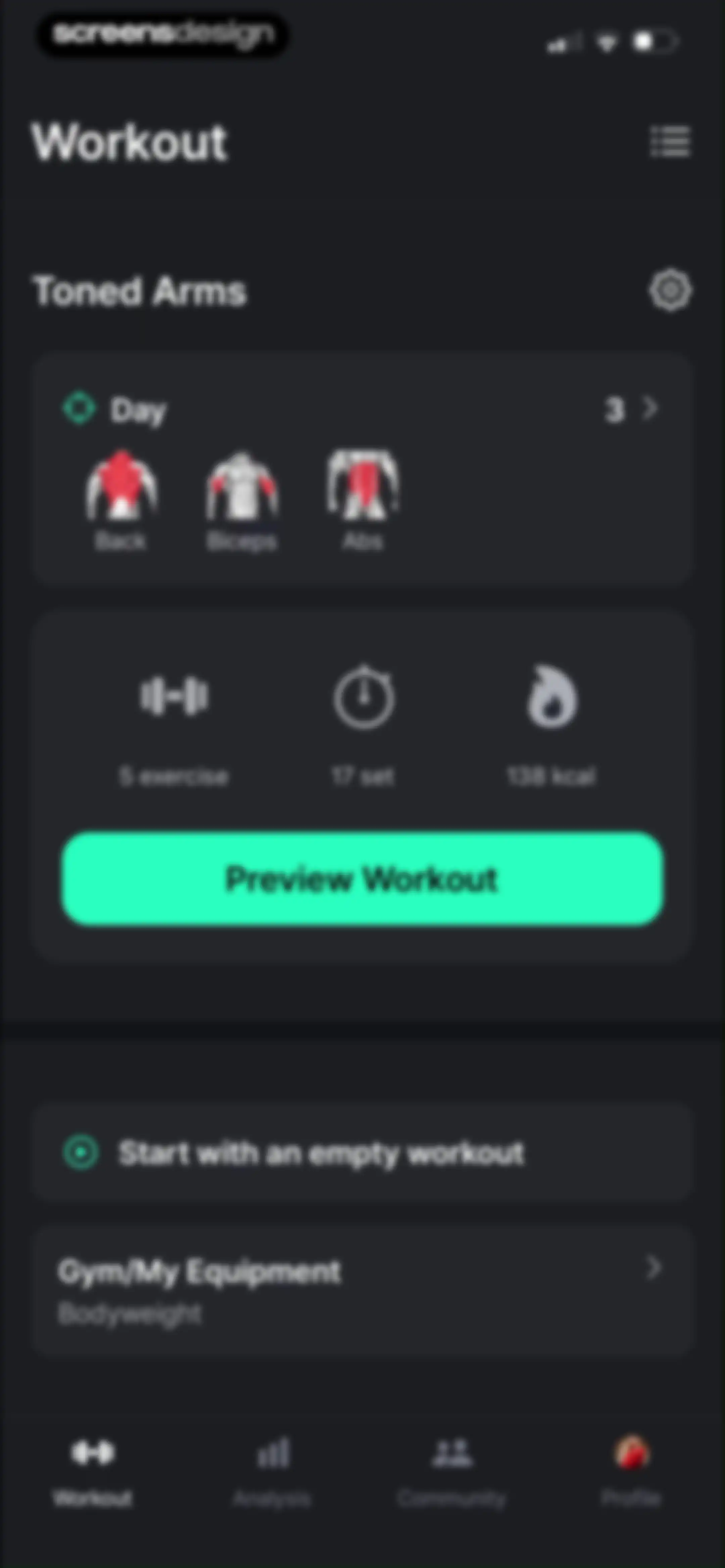 Planfit AI Gym Workout Planner screen 144