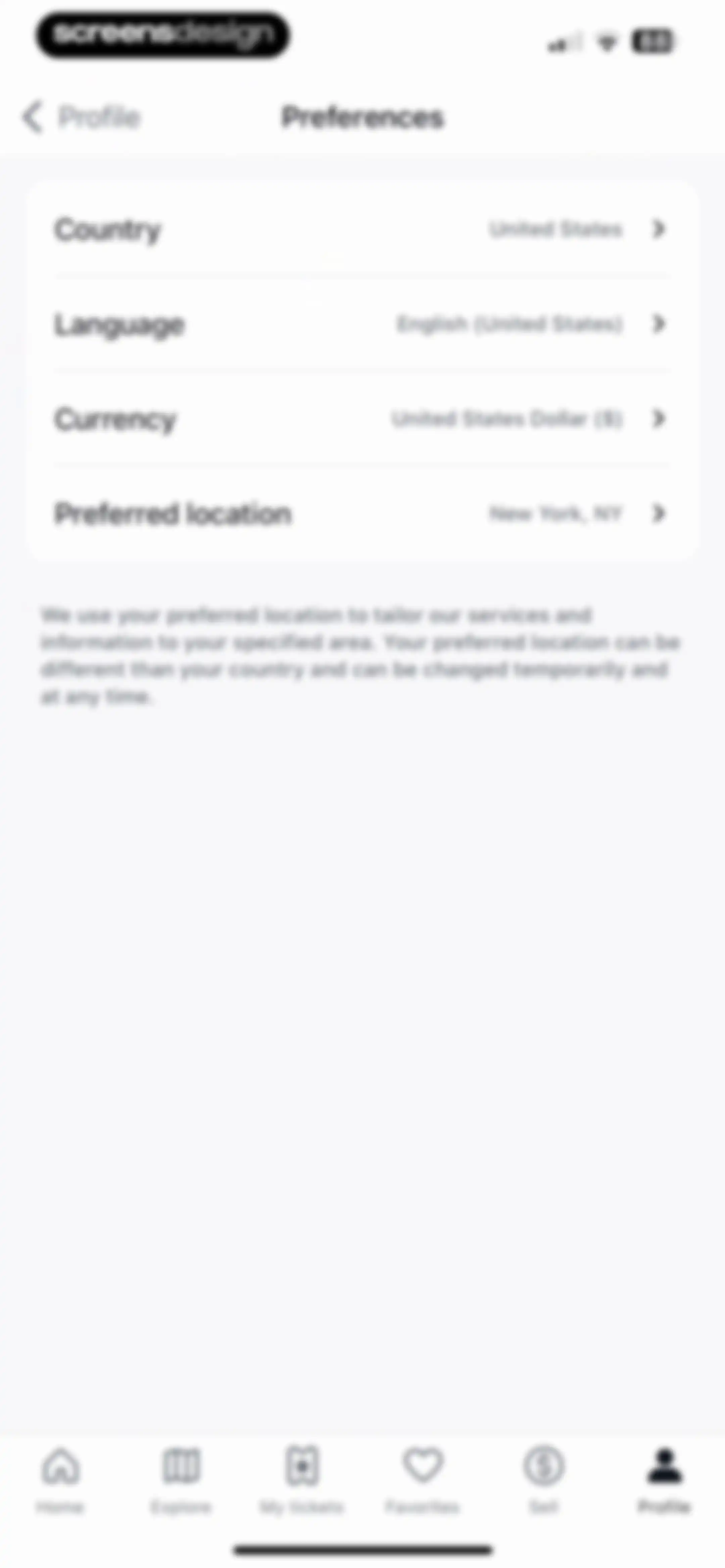 StubHub: Event Tickets screen 104