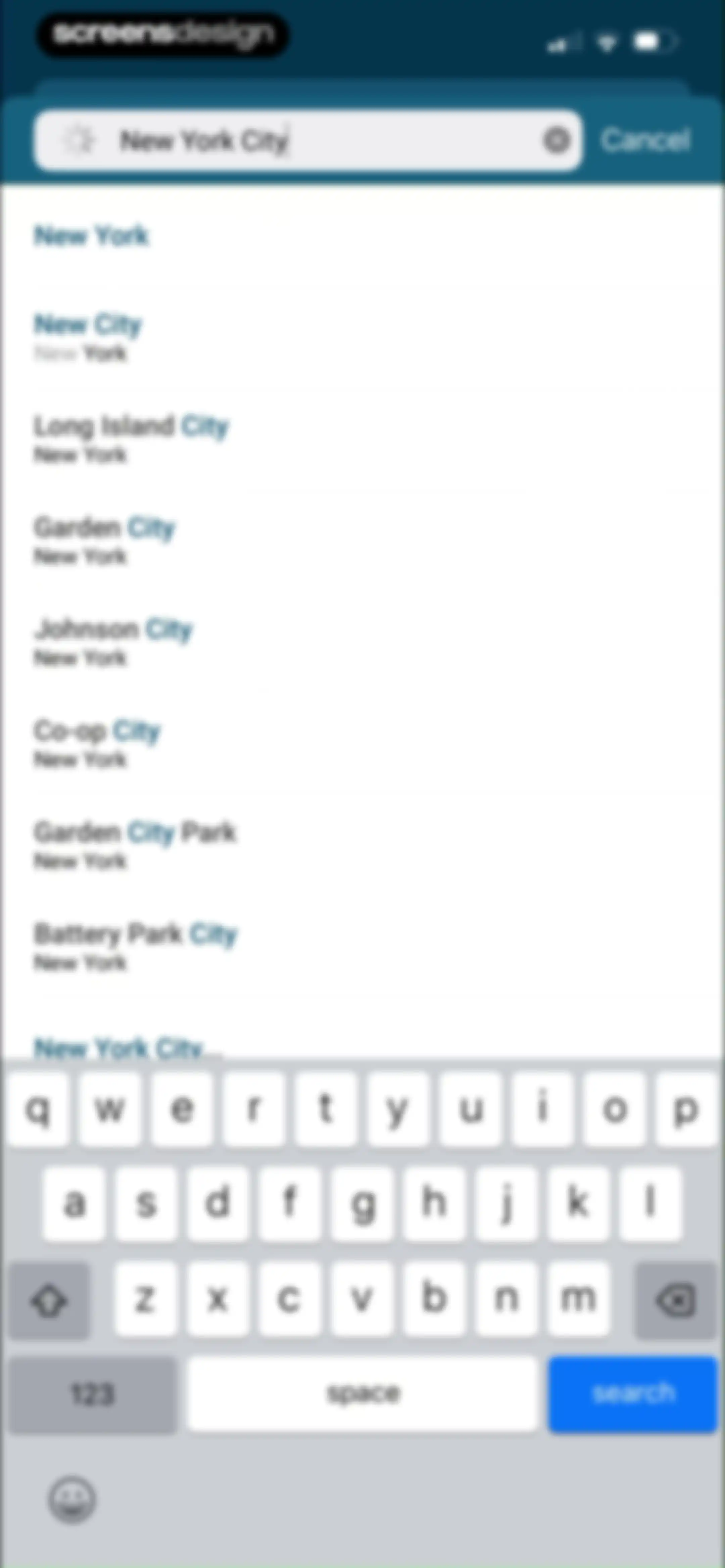Weather & Radar screen 32