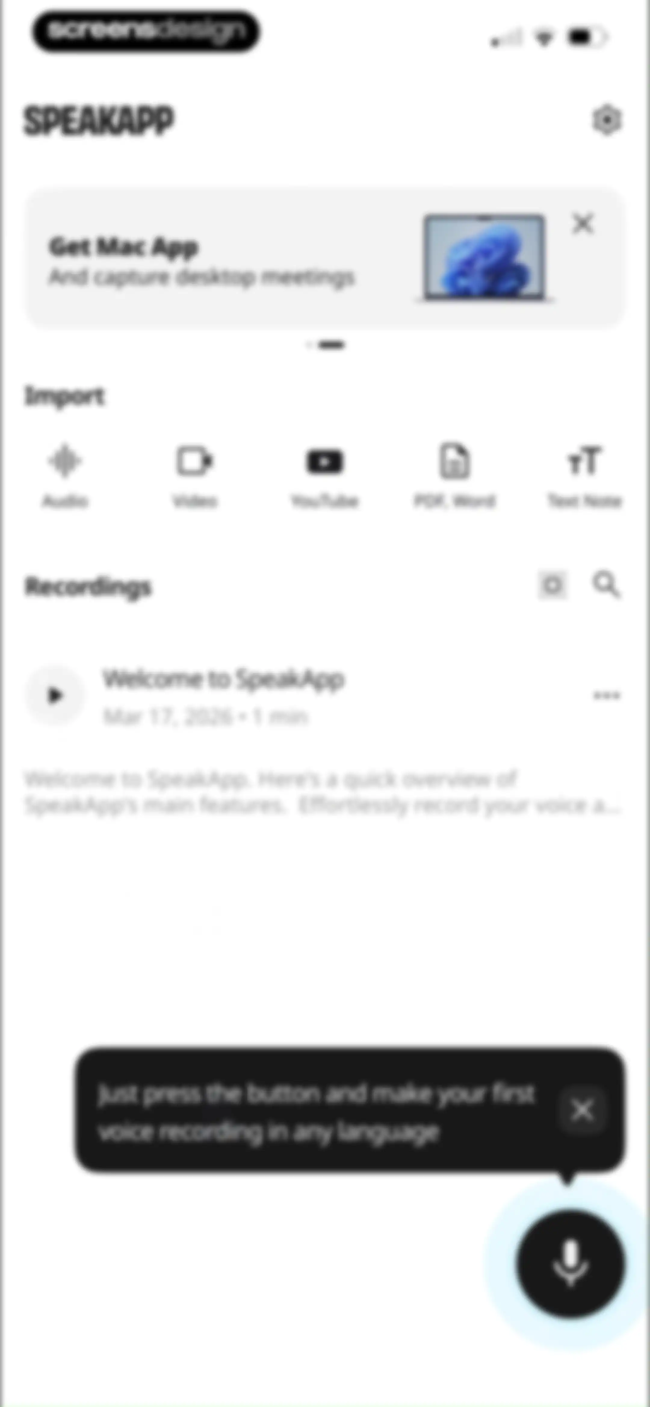 SpeakApp AI: Voice Notes screen 14