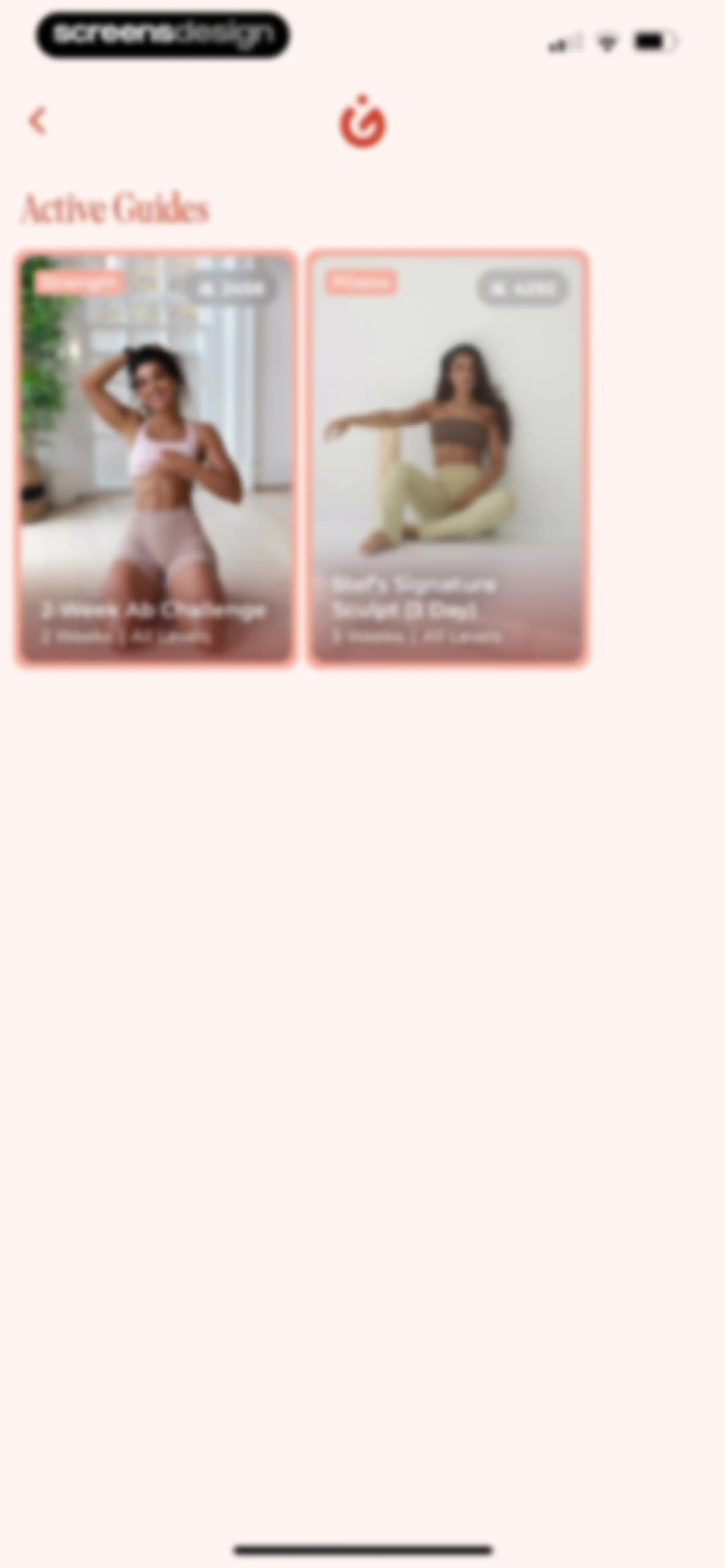 WeGLOW: Home Workout for Women screen 130