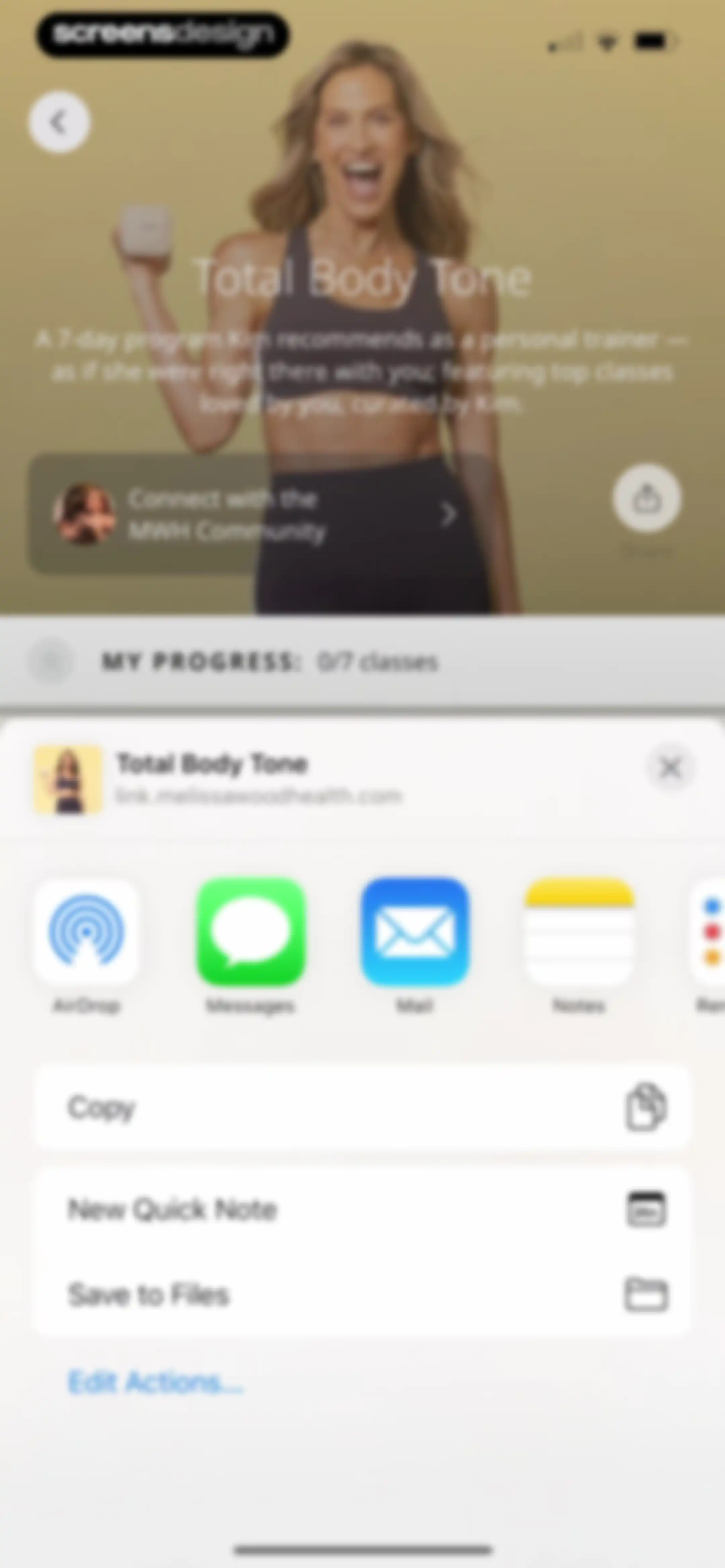 MWH: Fitness + Wellness screen 63
