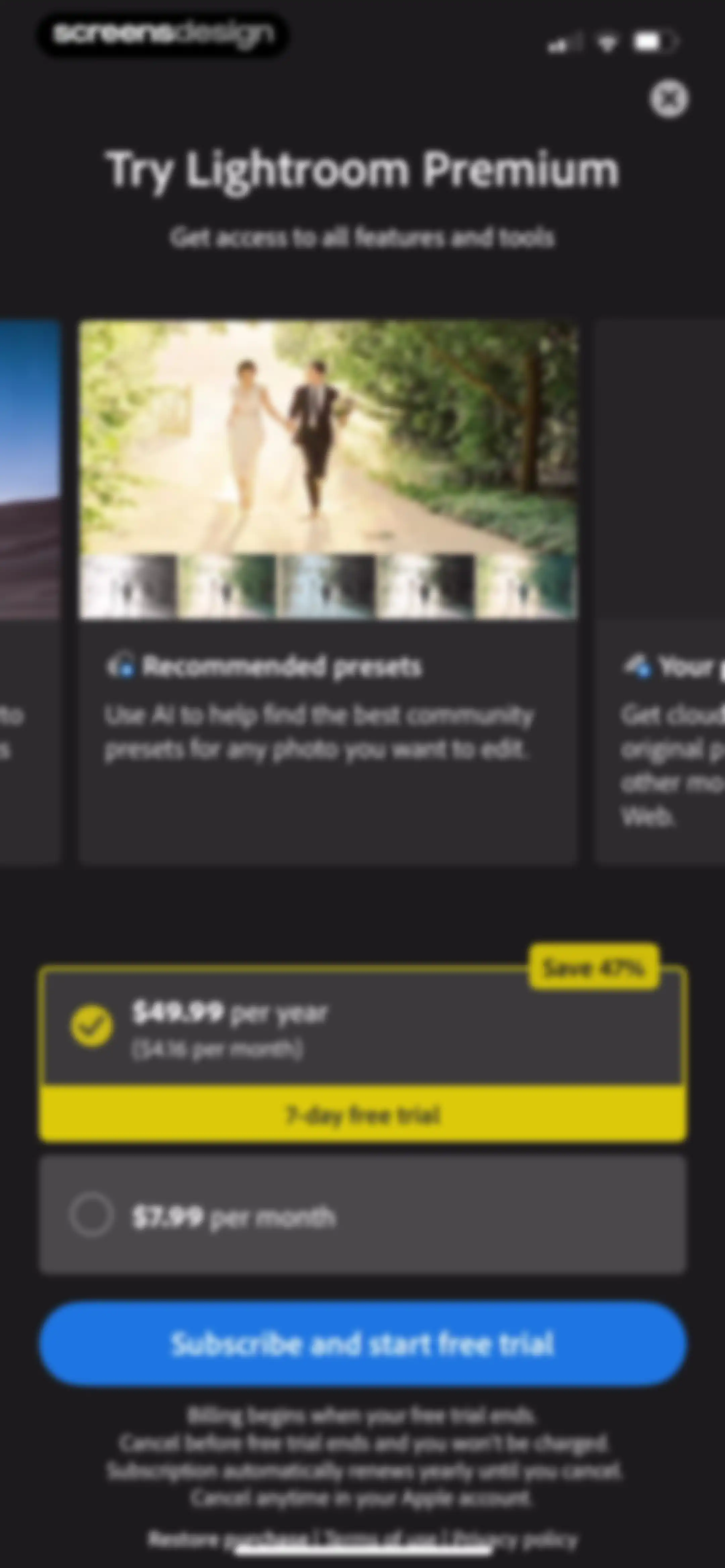 Lightroom: AI Photo Editor screen 16