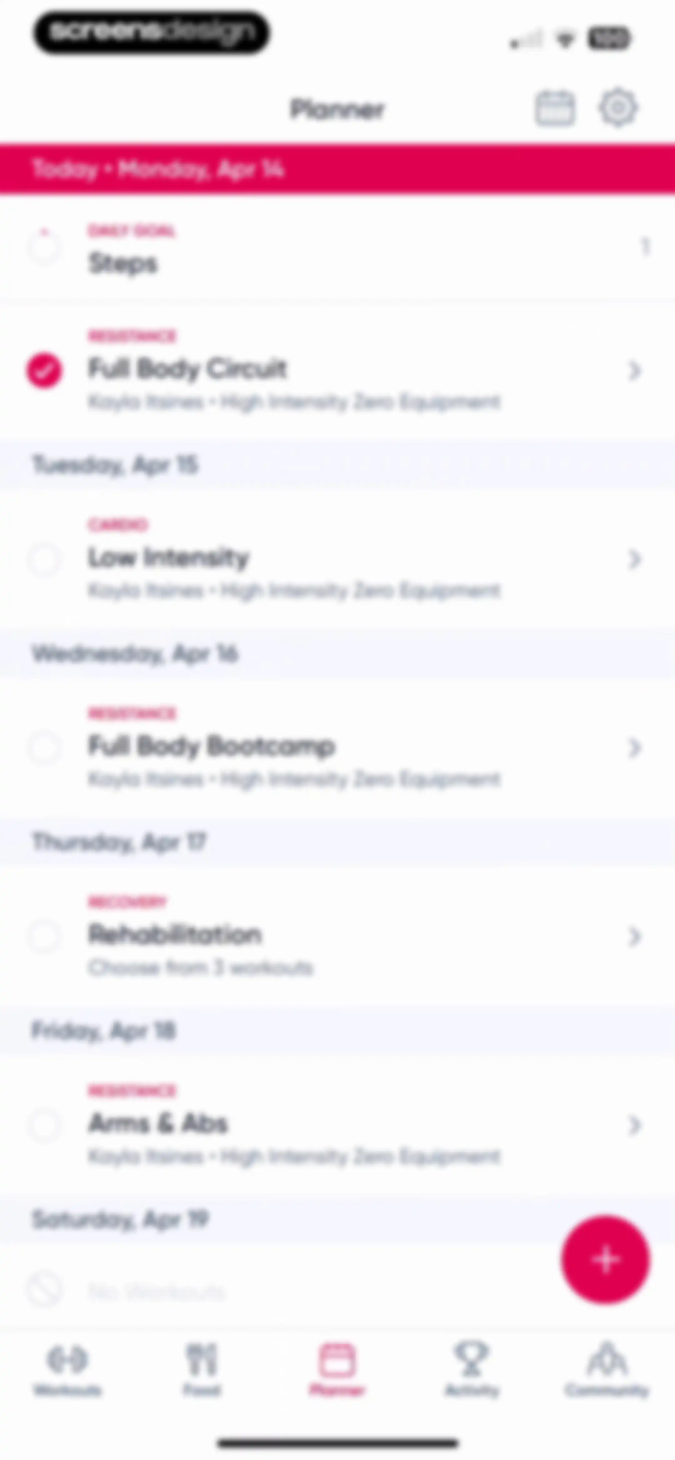 Sweat: Fitness App For Women screen 114