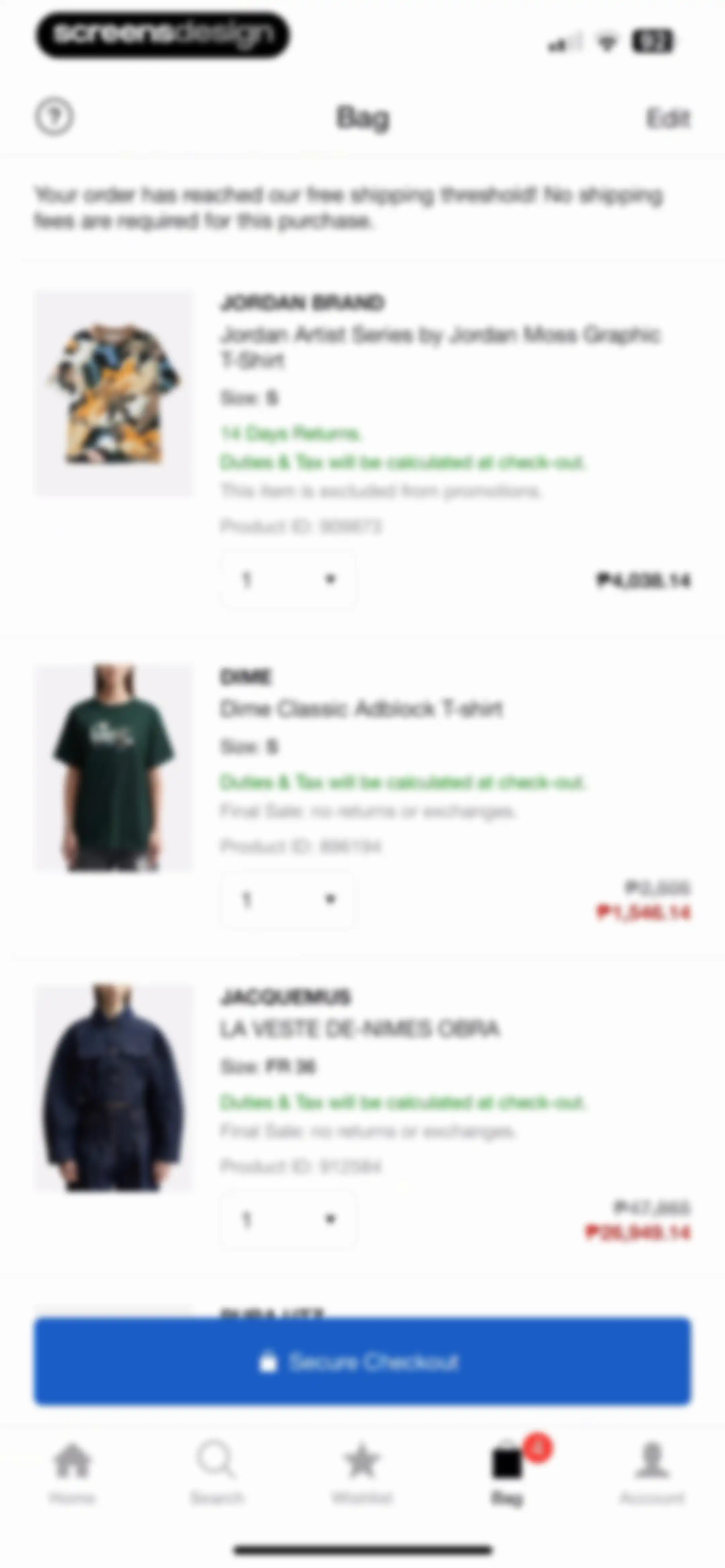 HBX | Globally Curated Fashion screen 104