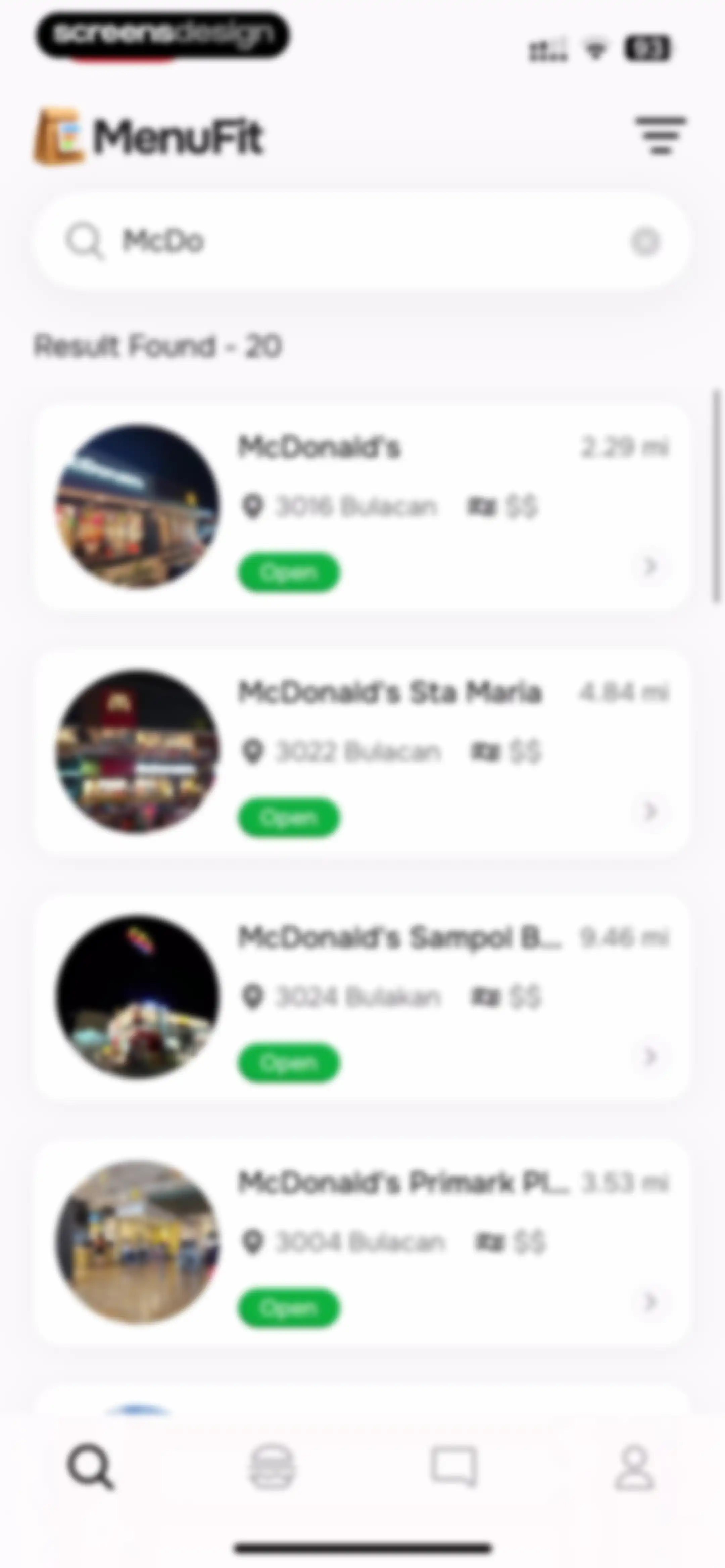 MenuFit - Healthy Eating Out screen 72