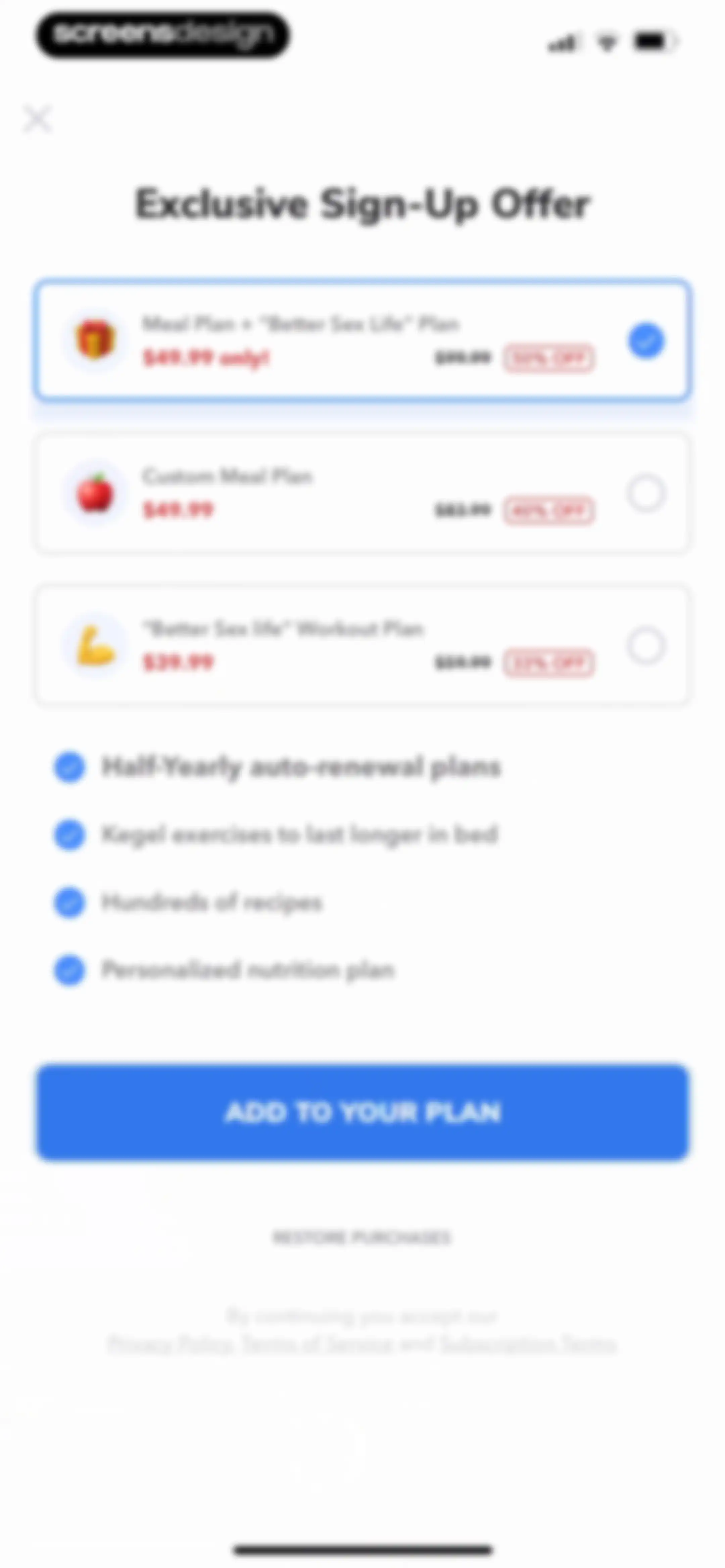 Workouts For Men: Gym & Home screen 86