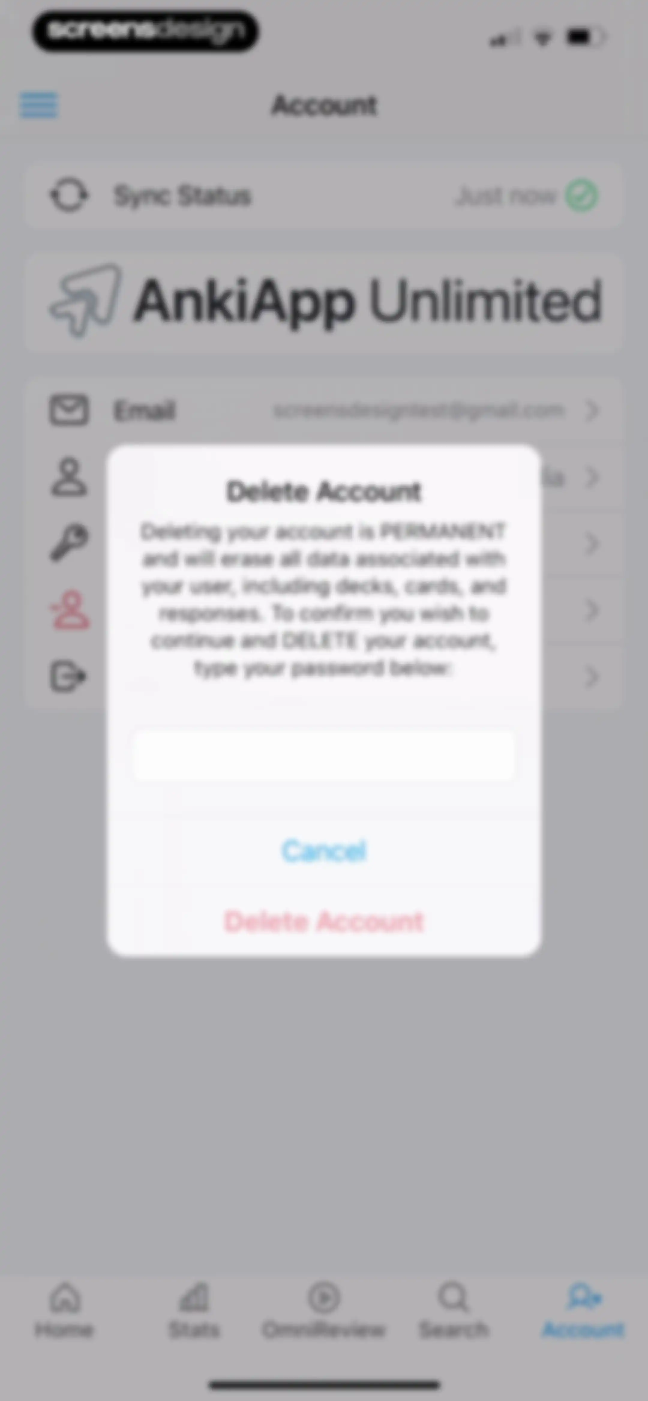 AlgoApp - Flashcards screen 111