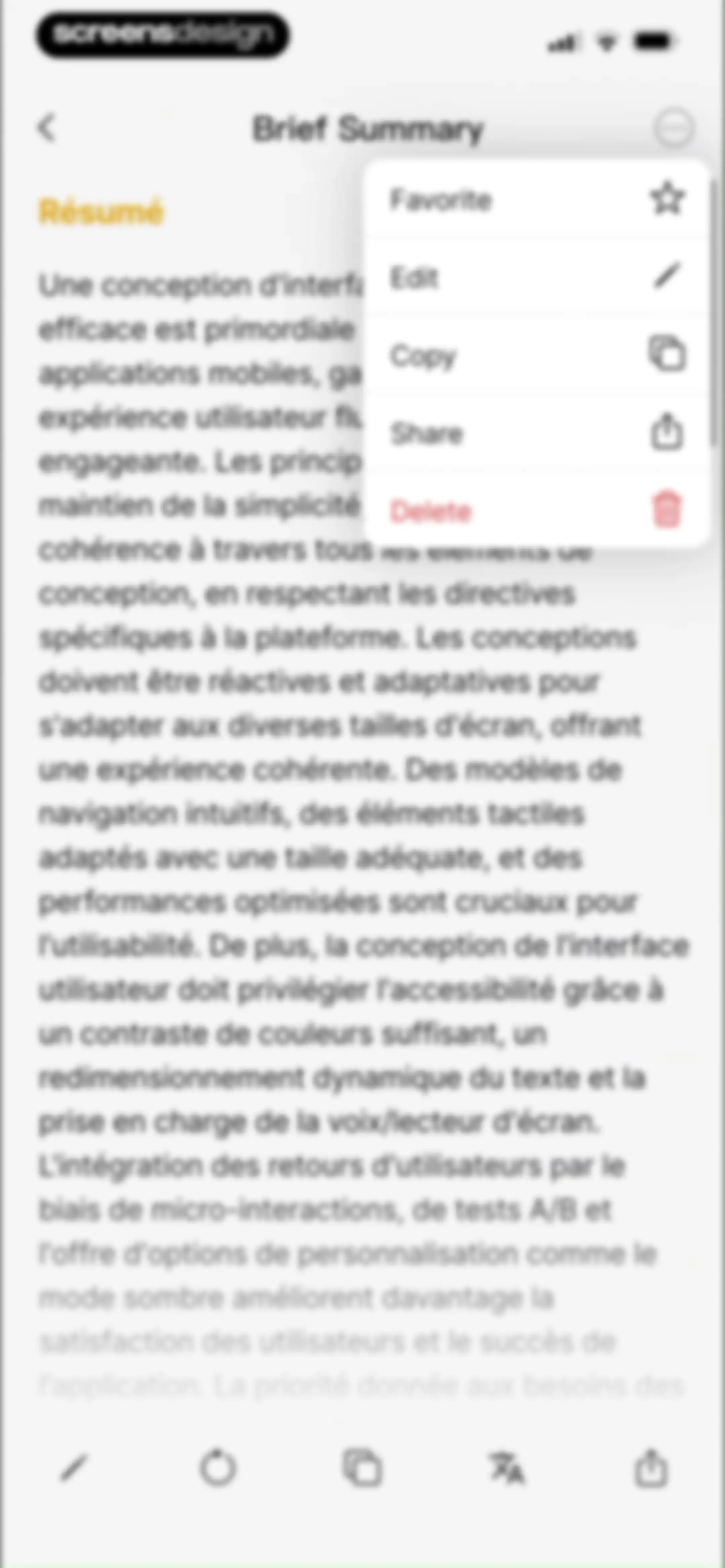 HyNote: AI Note Taker, Summary screen 33