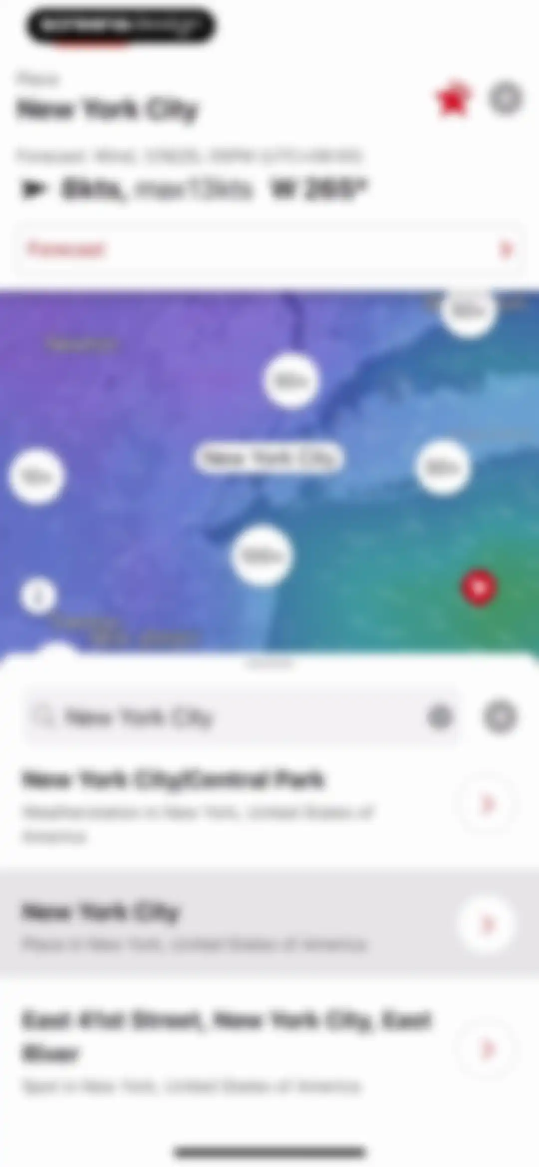 Windfinder: Wind & Weather map screen 5