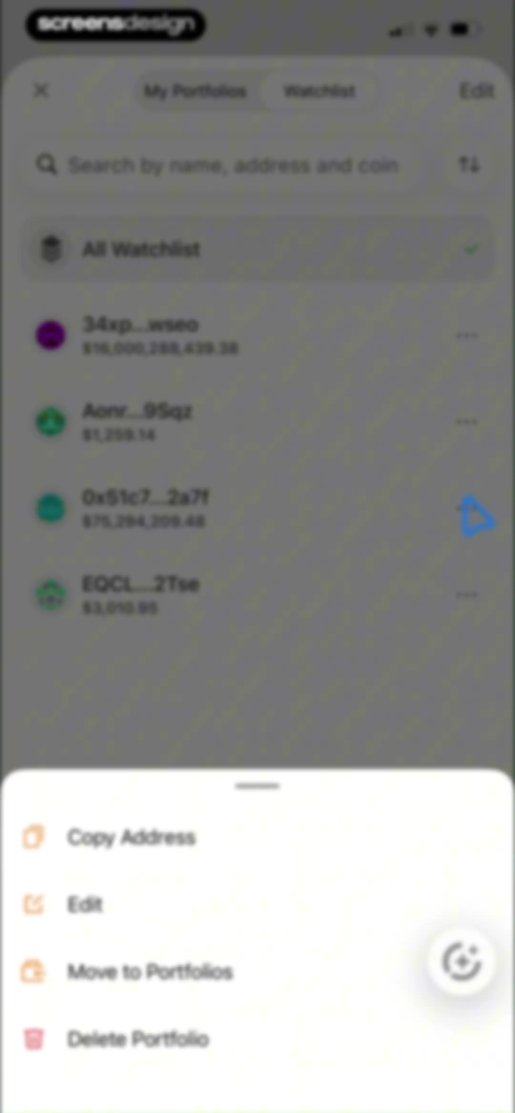 CoinStats: Crypto Portfolio screen 132