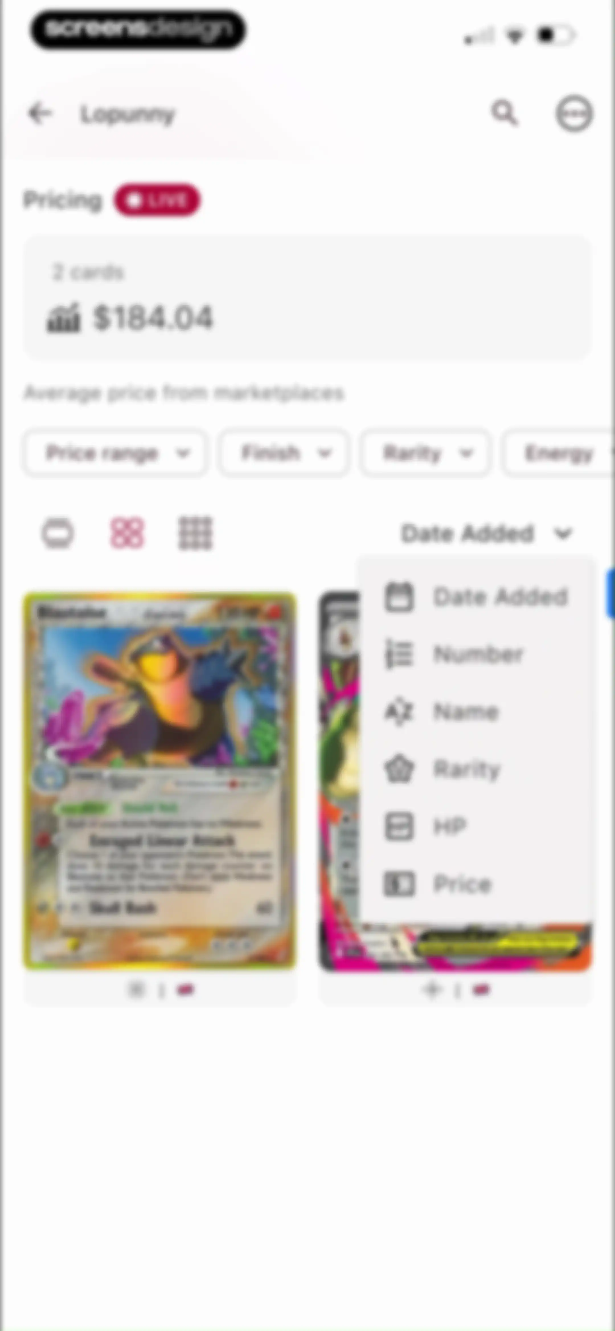 MonPrice Collector & Scanner screen 65