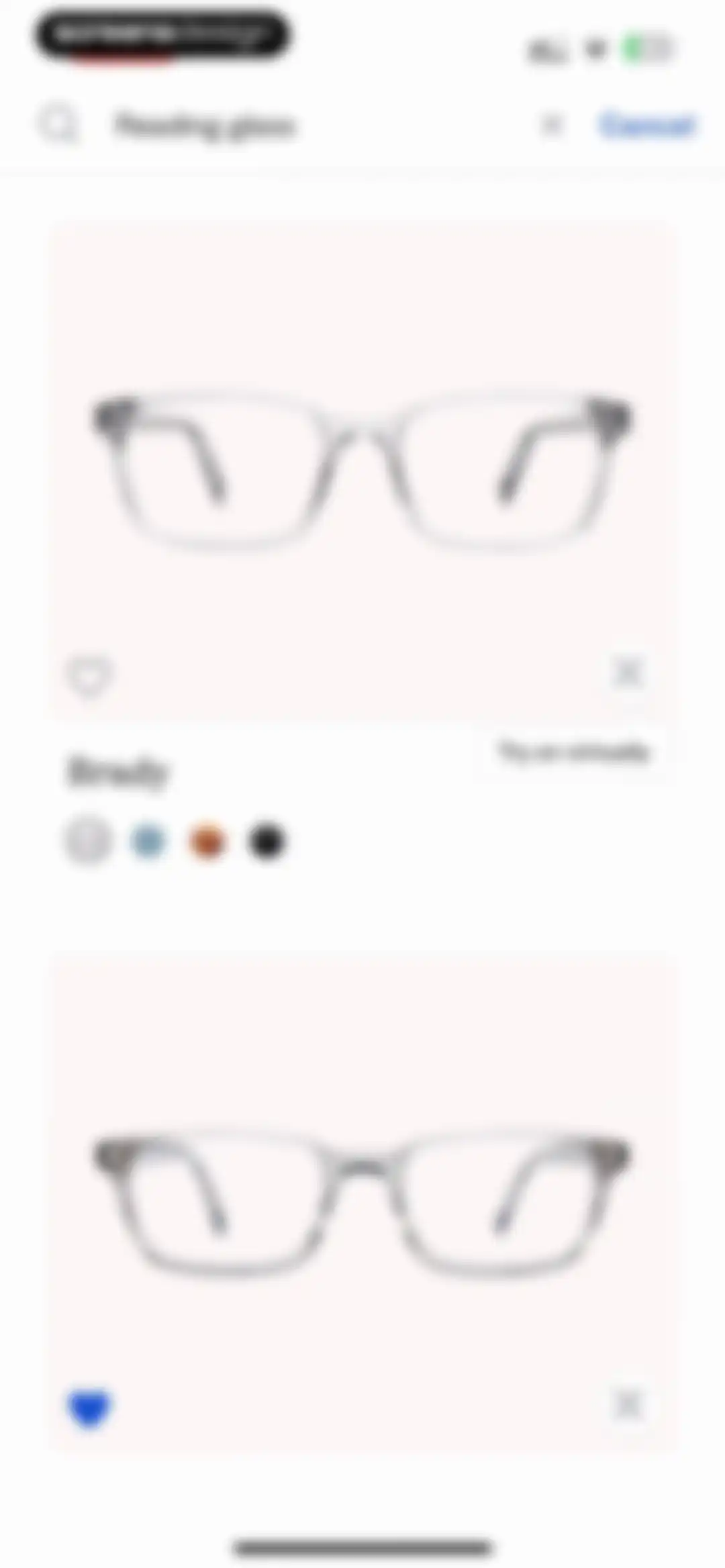 Warby Parker screen 40