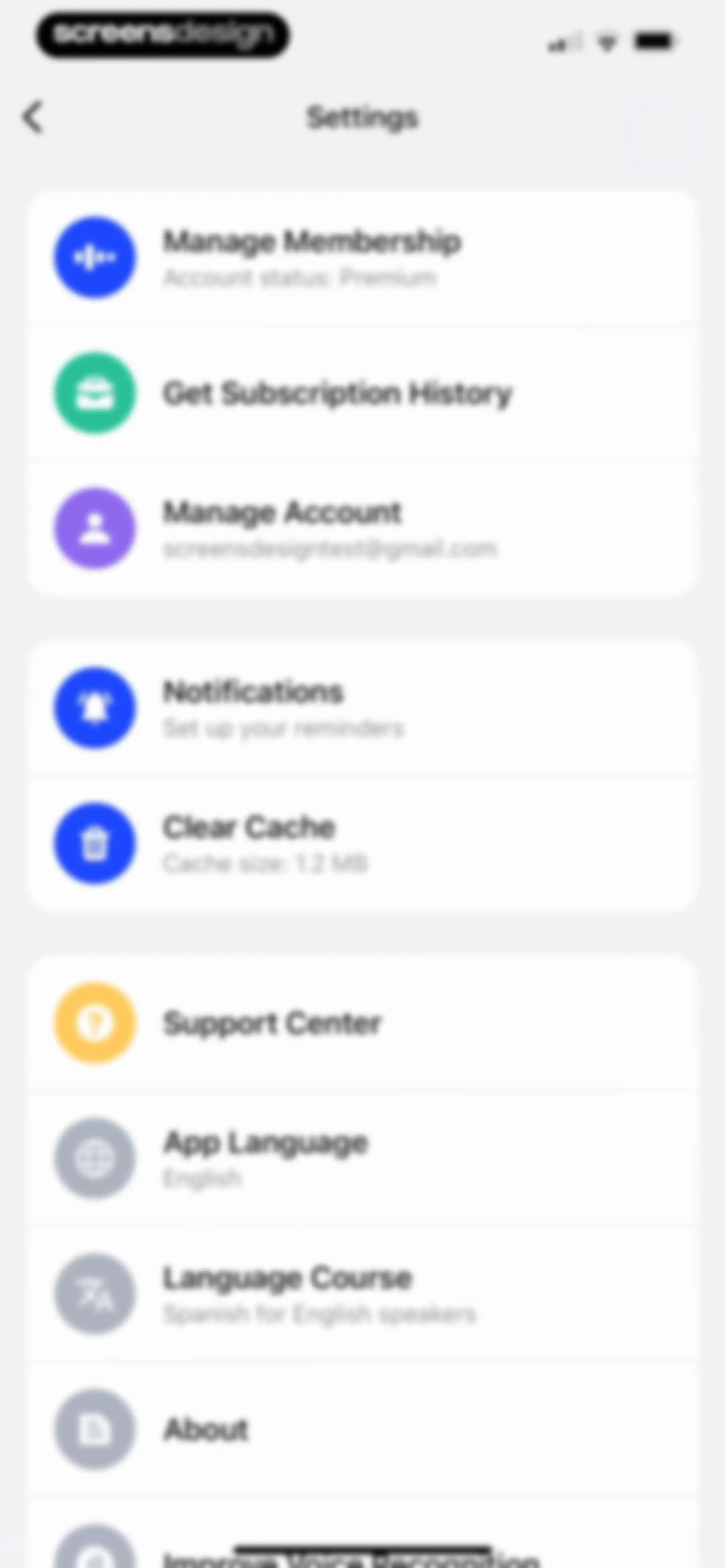 Speak: Language Learning screen 169