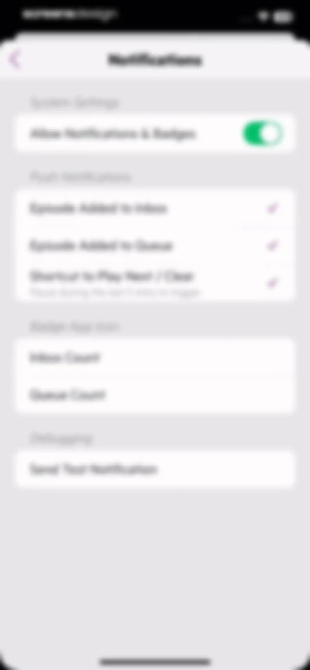 Castro: Podcast App & Player screen 107