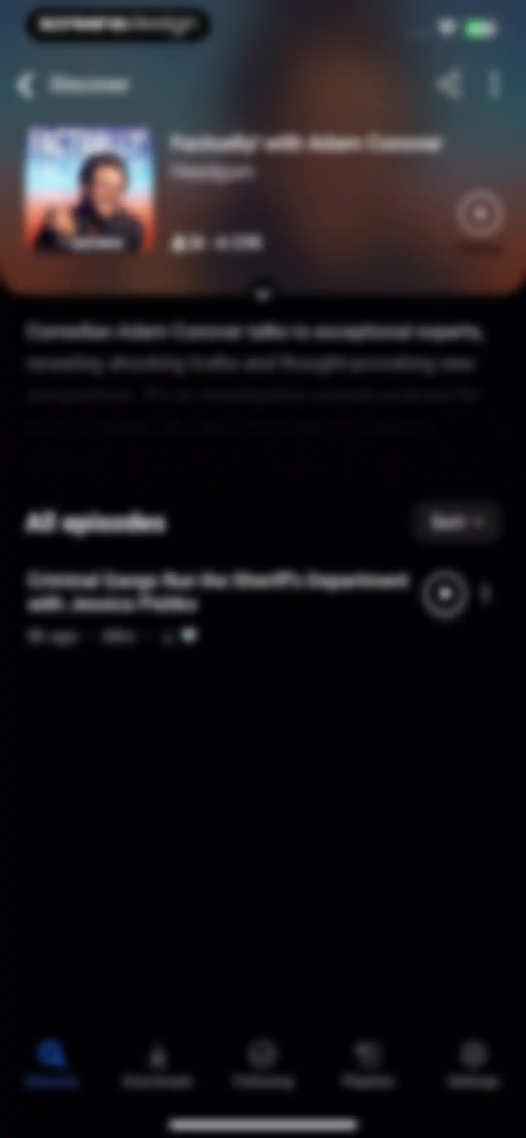 Breaker—The social podcast app screen 22