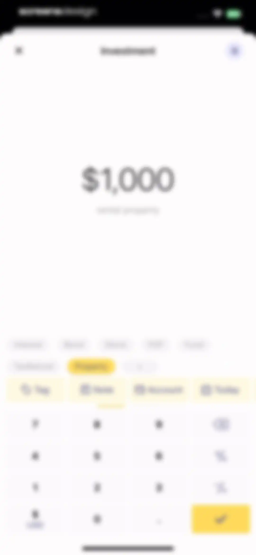 Budget app - spending tracker screen 28