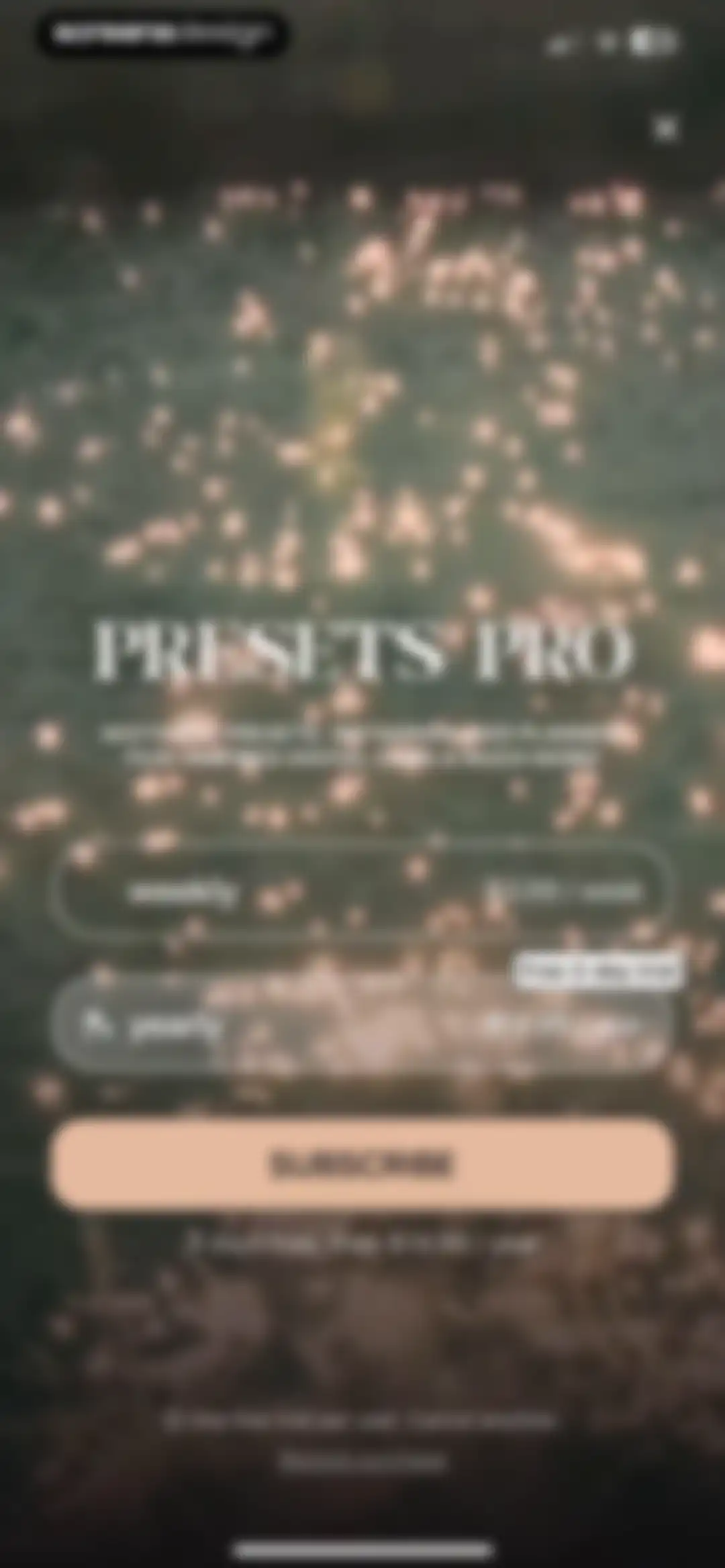 PRESETS: Filters for Pictures screen 9