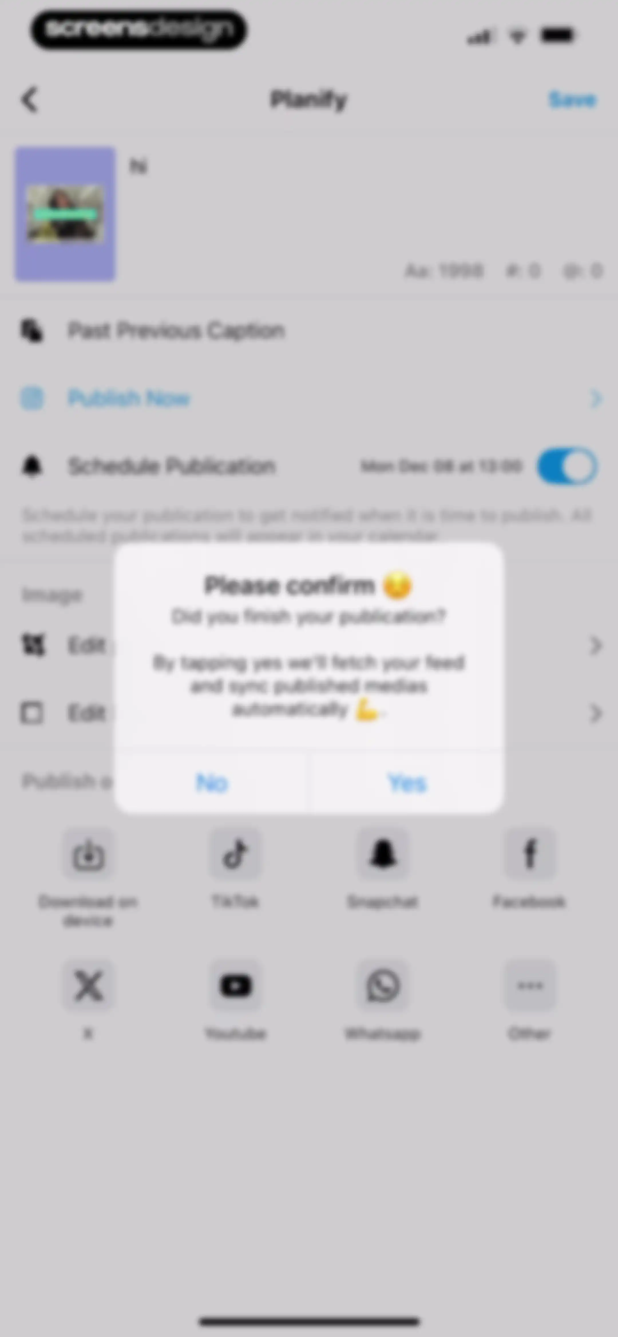 Feed Preview: Planner for IG screen 88