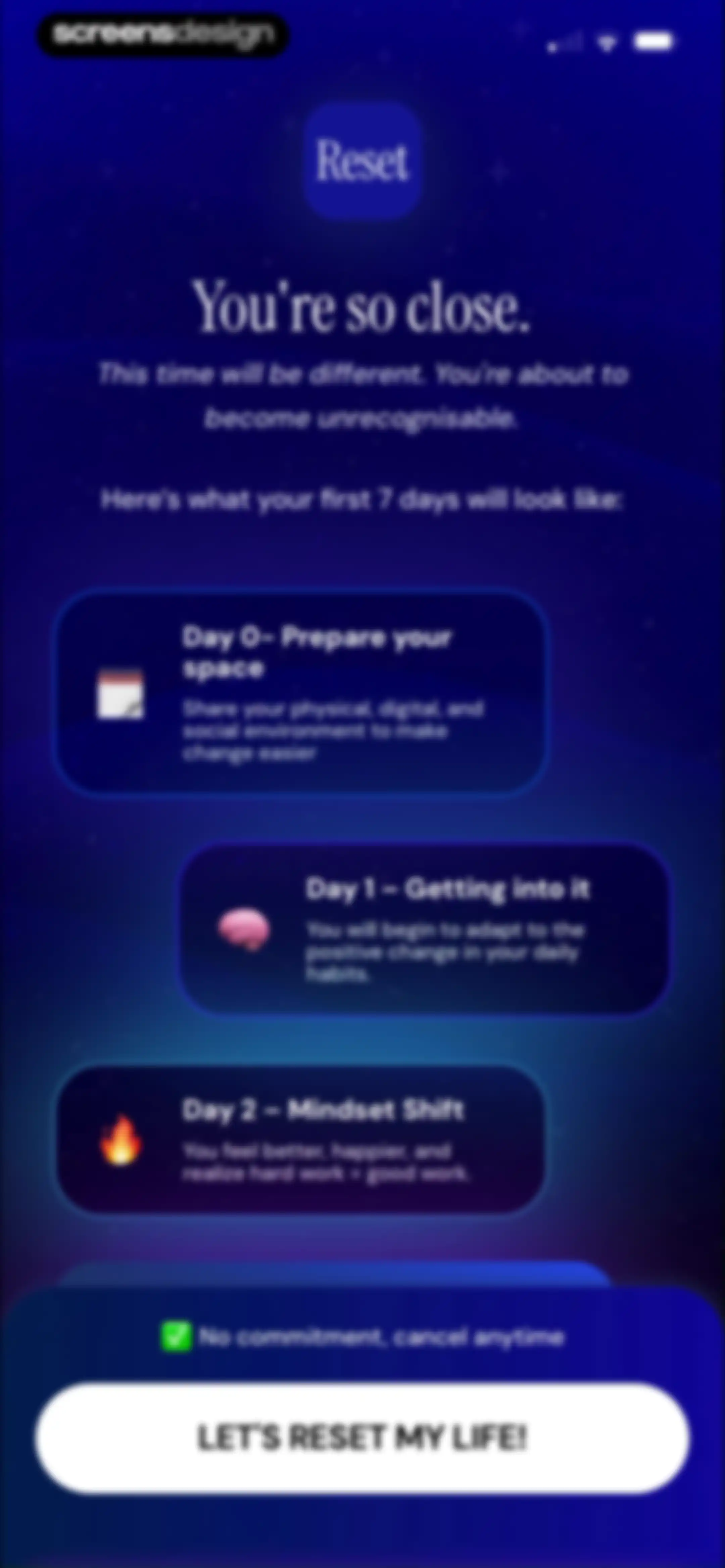Reset - Reset Your Life screen 47