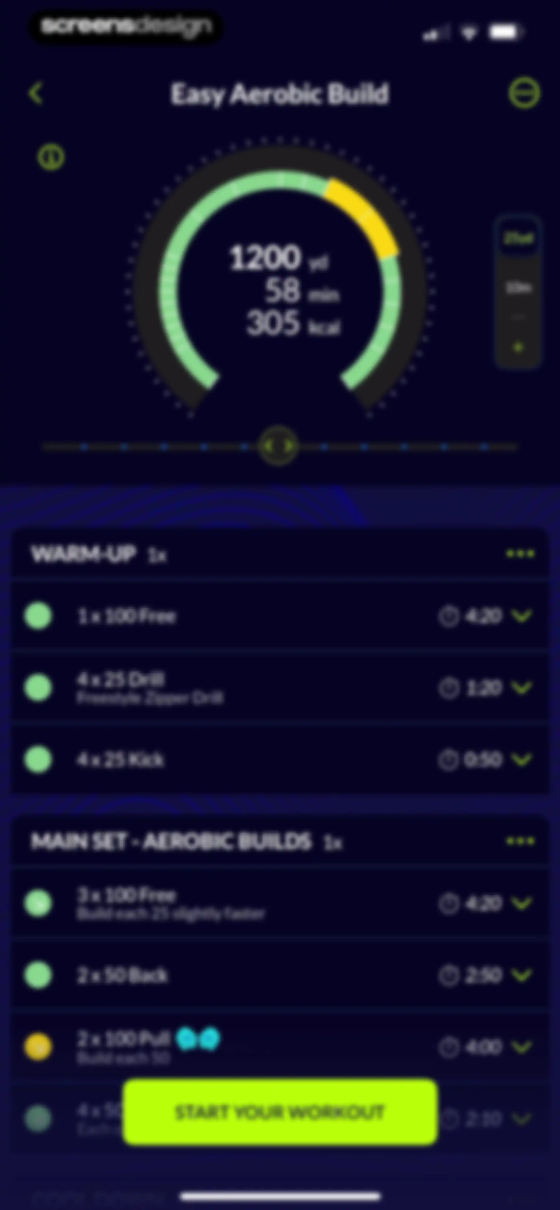 MySwimPro: #1 Swim Workout App screen 94