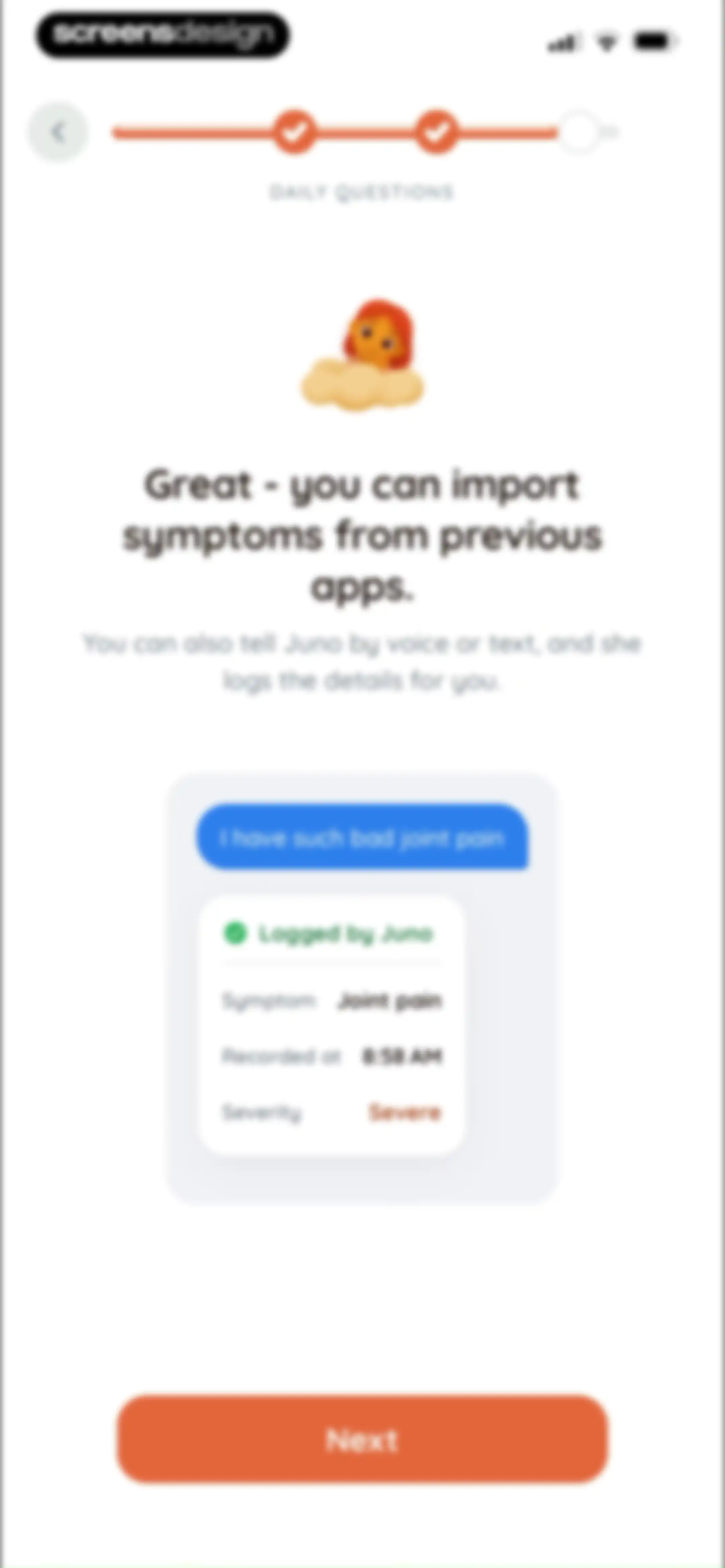 Juno: Chronic Illness Support screen 33
