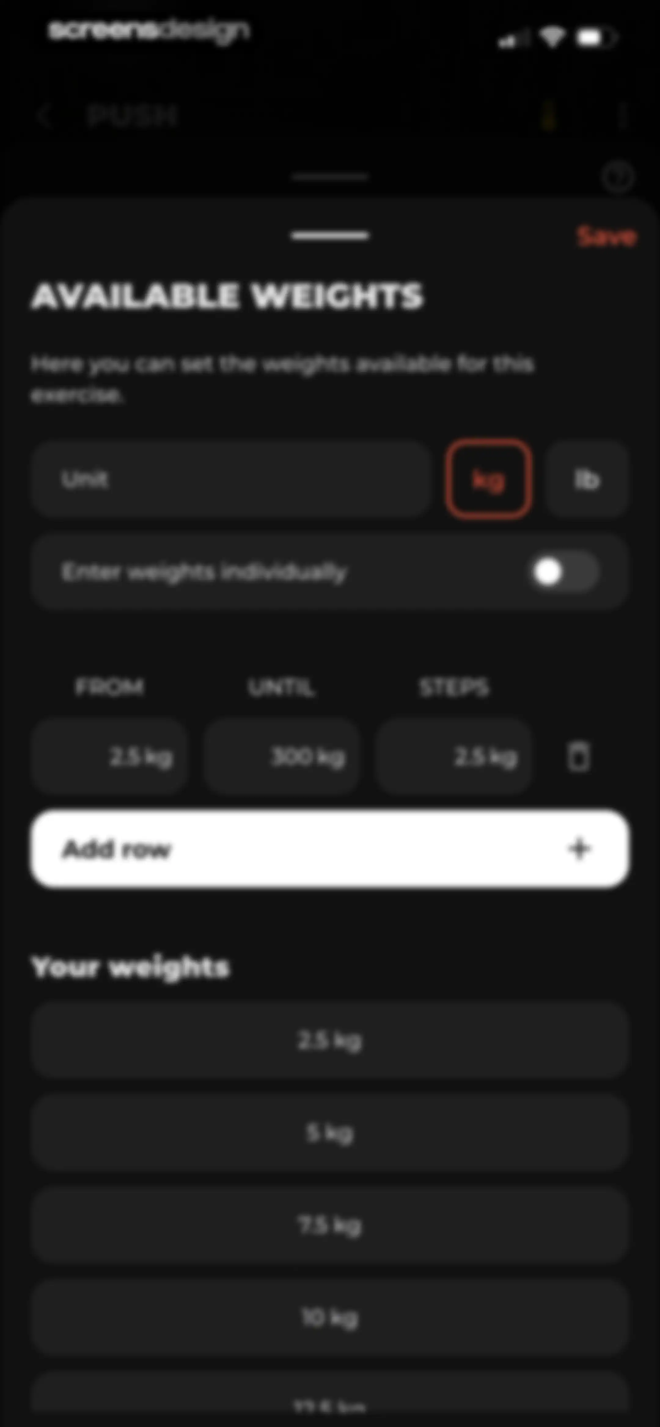 MCI - Personal Training AI screen 97